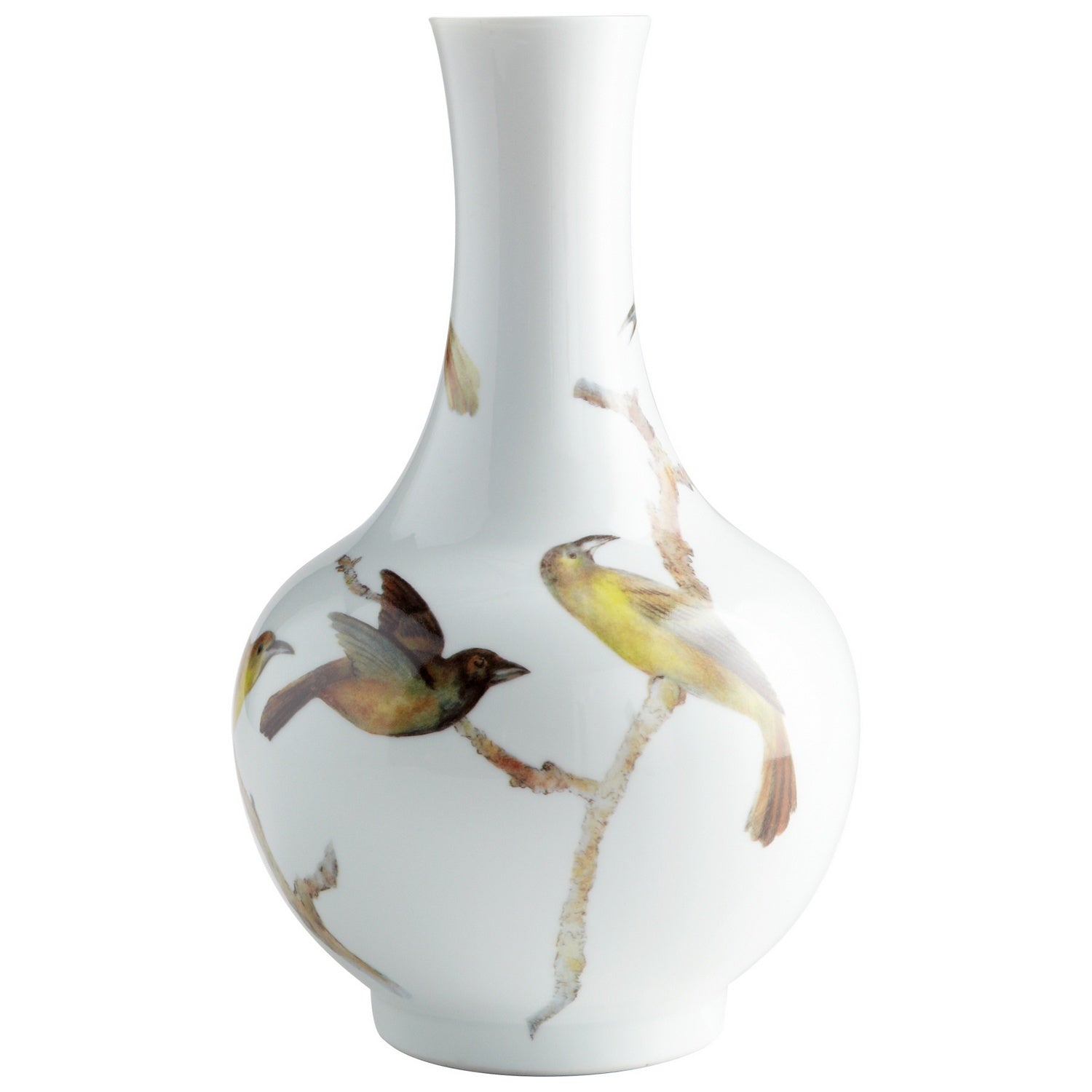 Cyan Canada - 06471 - Vase - Aviary - White