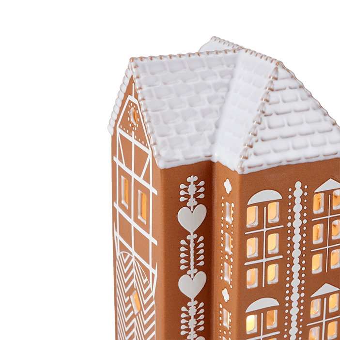 Kähler 693522 Gingerbread Lighthouse in Brown