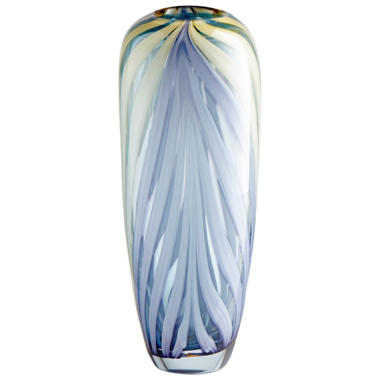 Cyan Canada - 09179 - Vase - Rhythm - Purple And Yellow