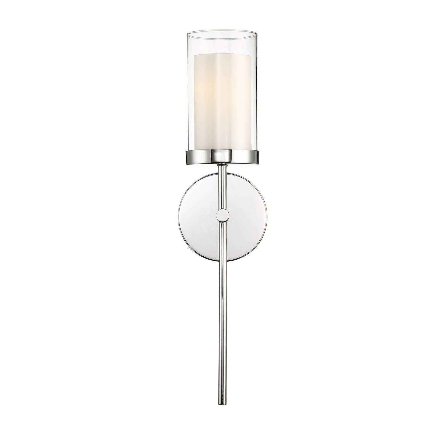Meridian M90016CH One Light Wall Sconce in Chrome