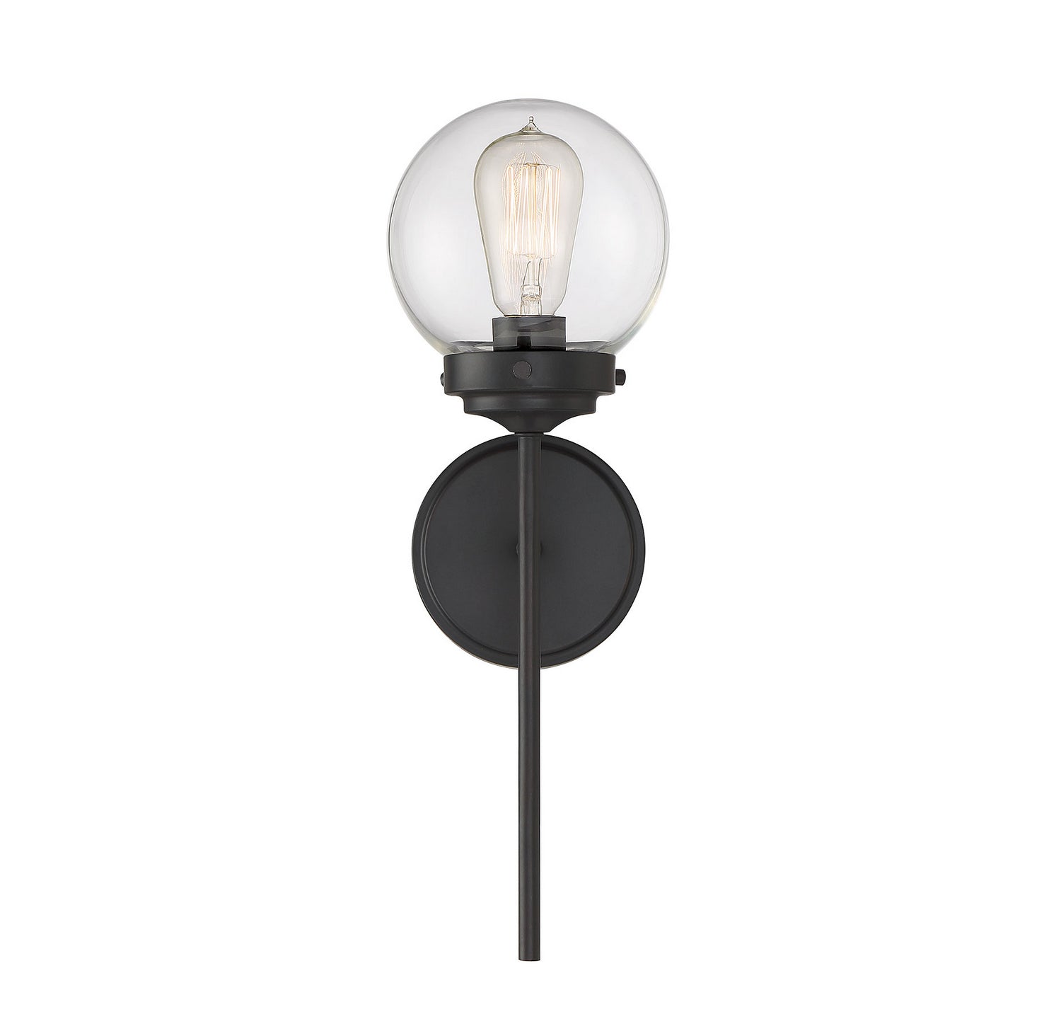 Meridian M90025ORB One Light Wall Sconce in Oil Rubbed Bronze