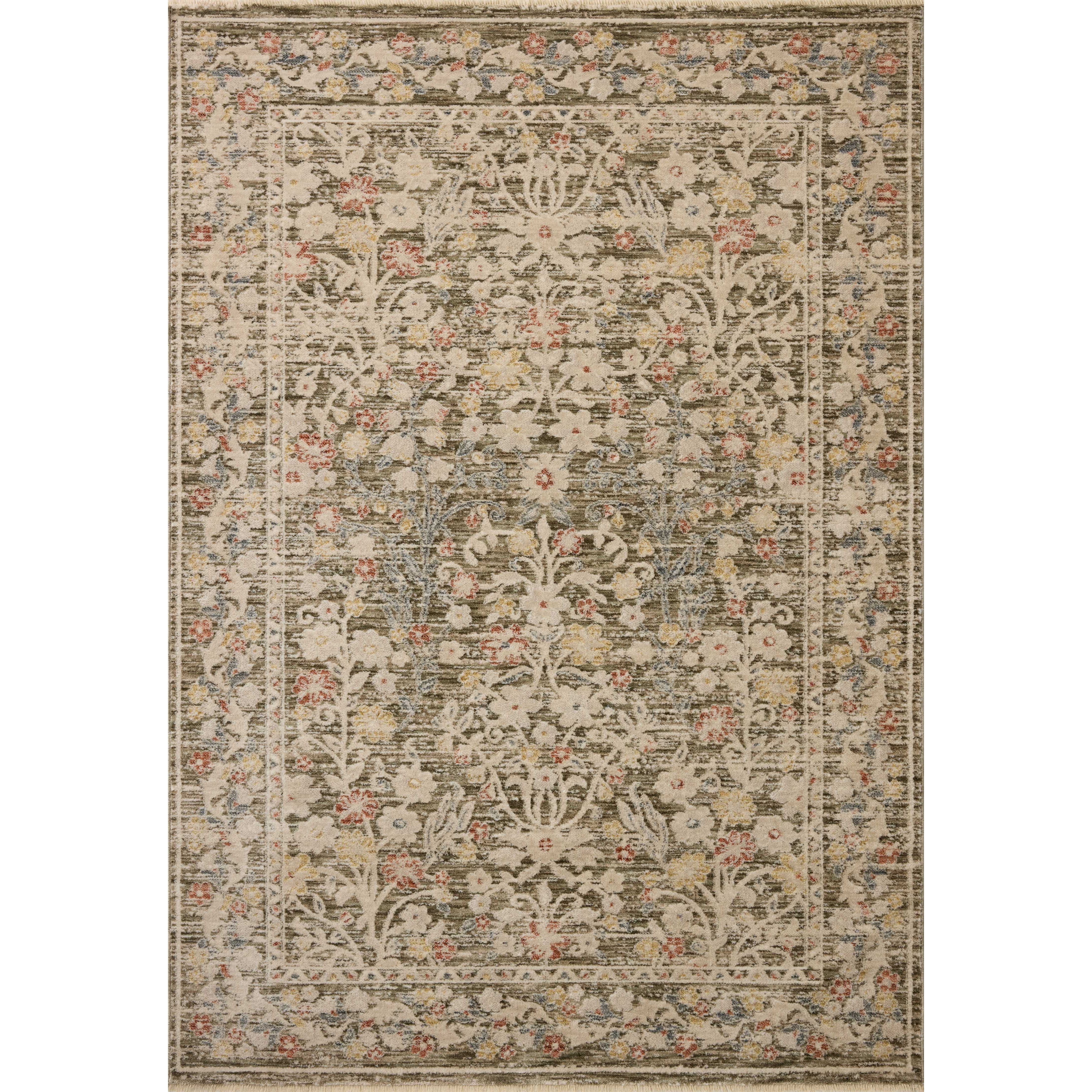 Clarisse CLS-05 Olive / Multi Area Rug – The Rug District
