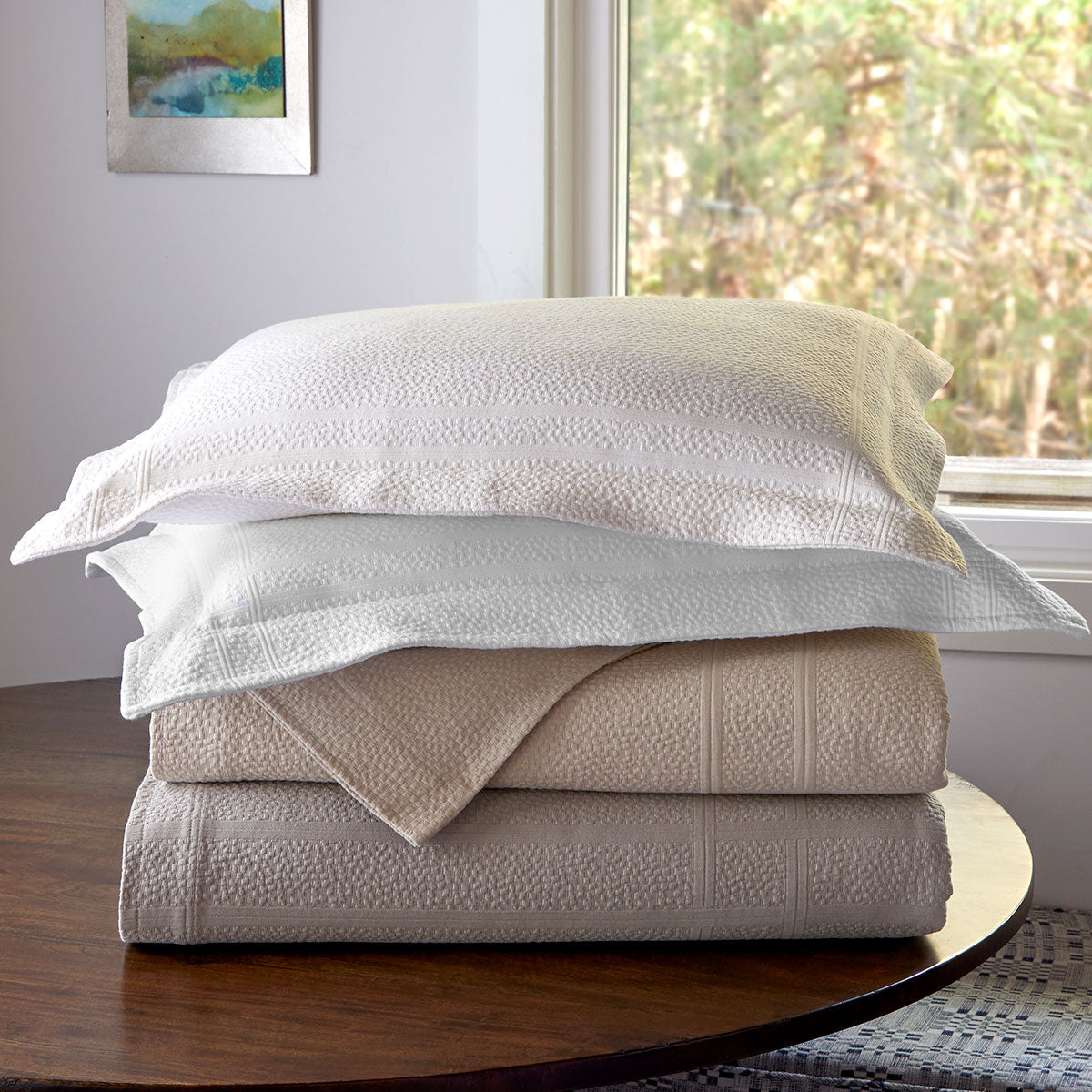 Peacock Alley ALY -SW6 CHB Coverlets Beige