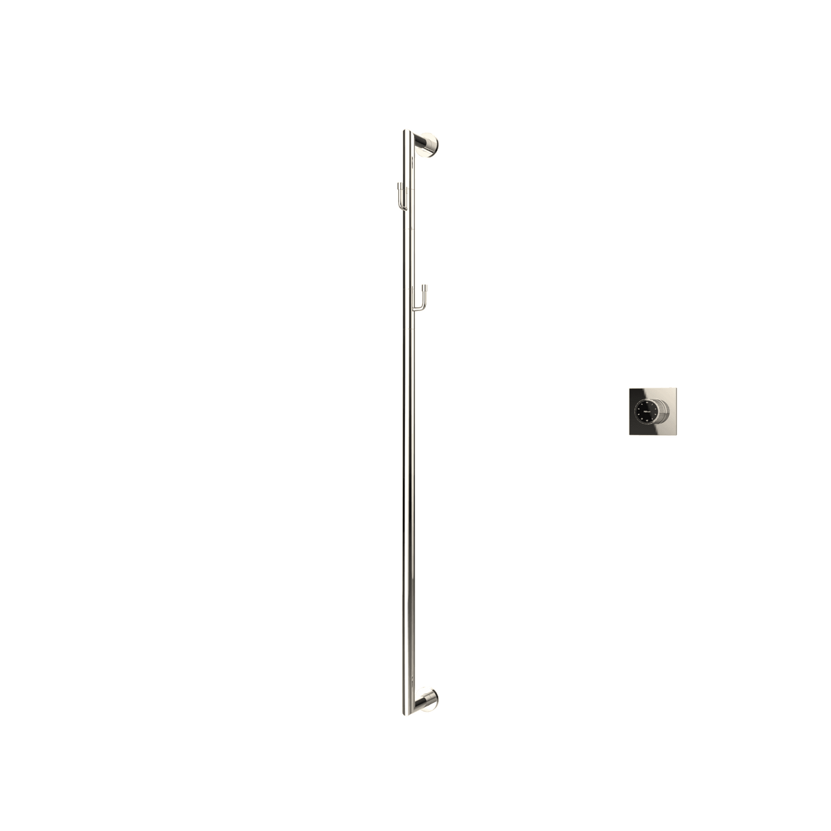 P&Bhusri G28-M-PNI-XM G28 Towel Warmer in PVD Polished Nickel