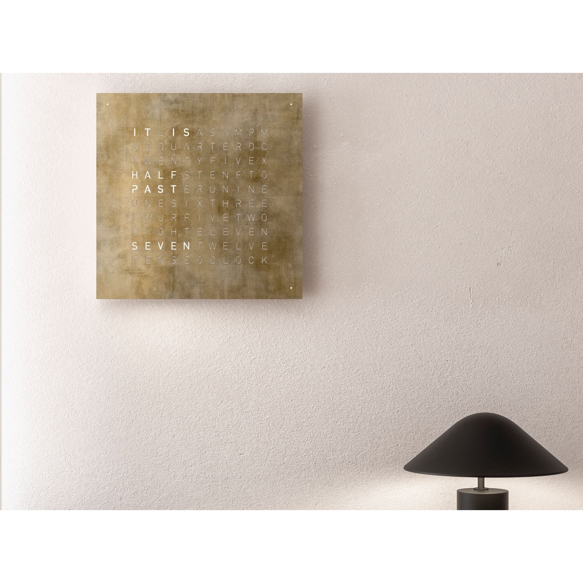 QLOCKTWO QT4SG QLOCKTWO EARTH 45 Creator's Edition Silver & Gold