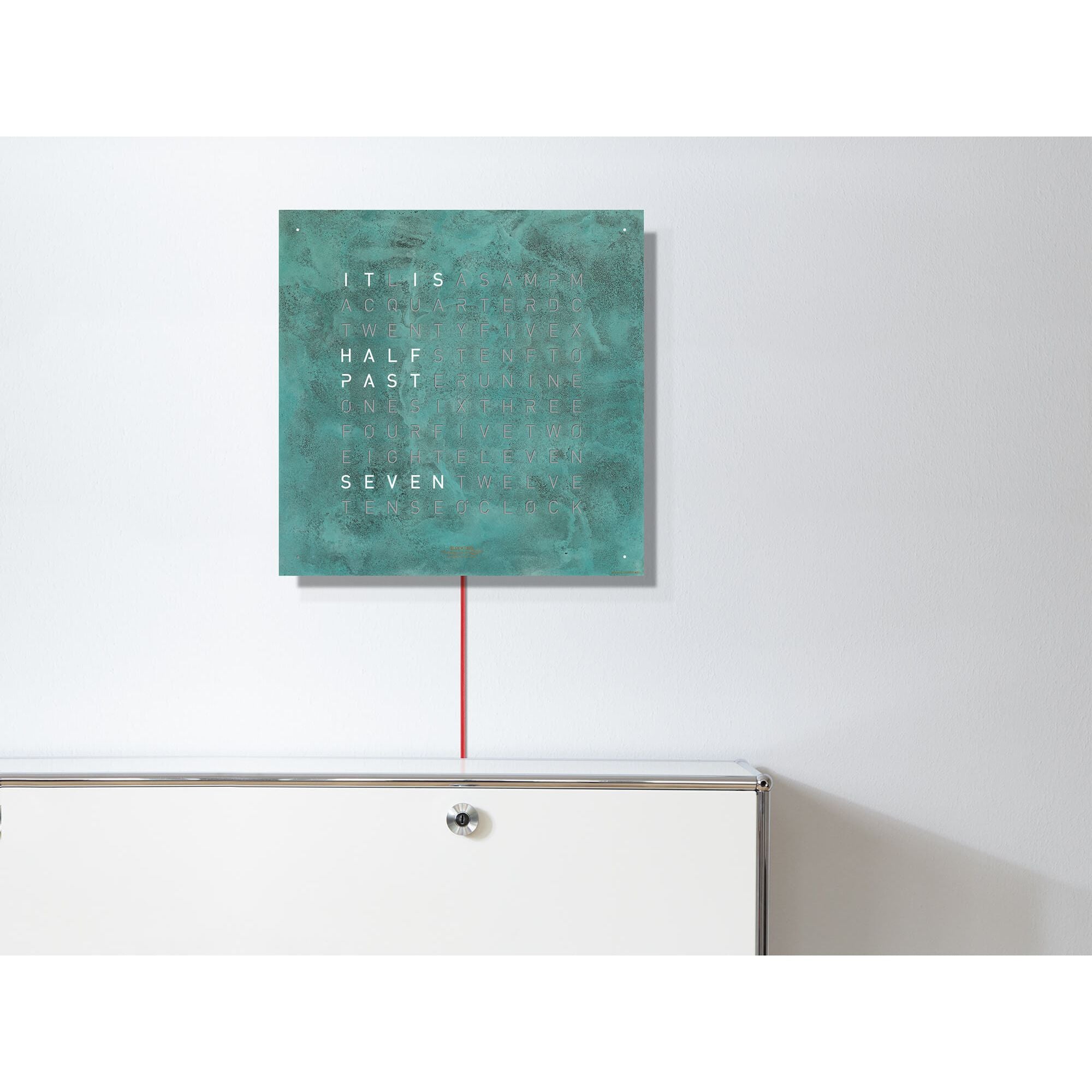 QLOCKTWO QT4VICO QLOCKTWO EARTH 45 Creator's Edition Vintage Copper