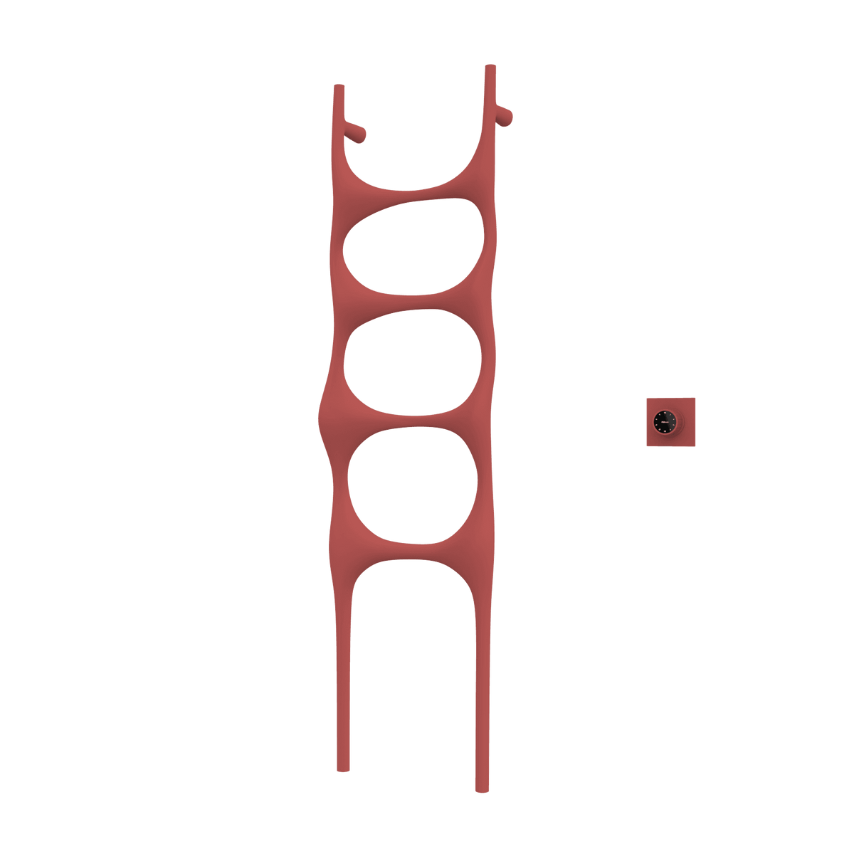 P&Bhusri S6-M-ARD-XM Crete Palace Towel Warmer in Amber Red