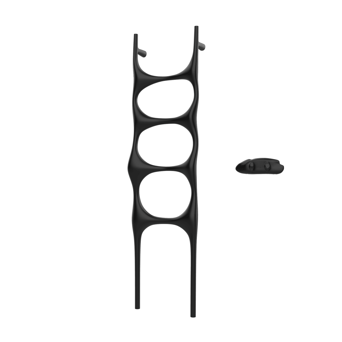 P&Bhusri S6-M-BLK-XA Crete Palace Towel Warmer in Matte Black