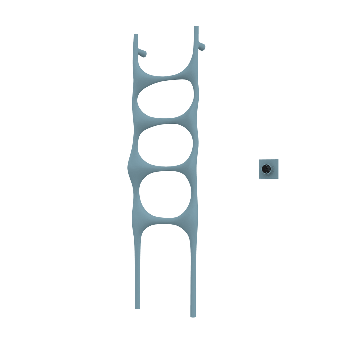 P&Bhusri S6-M-FBL-XM Crete Palace Towel Warmer in Frost Blue
