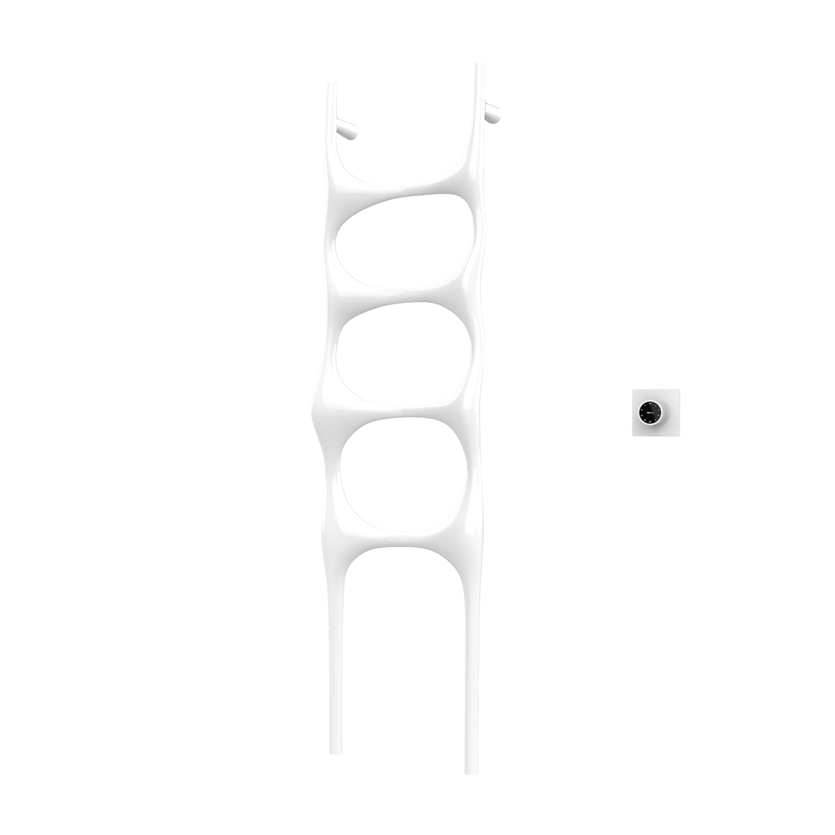 P&Bhusri S6-M-PWH-XM Crete Palace Towel Warmer in Porcelain White