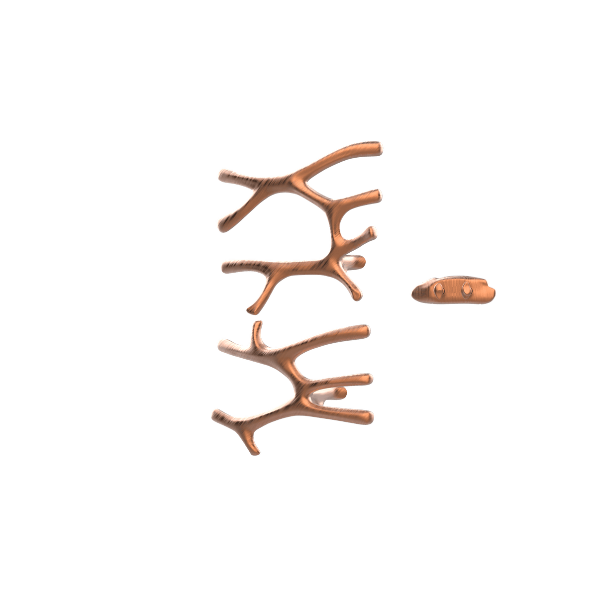 P&Bhusri S7-LM-BRG-XA Daphne's Branch Large + Medium Towel Warmer in PVD Brushed Rose Gold