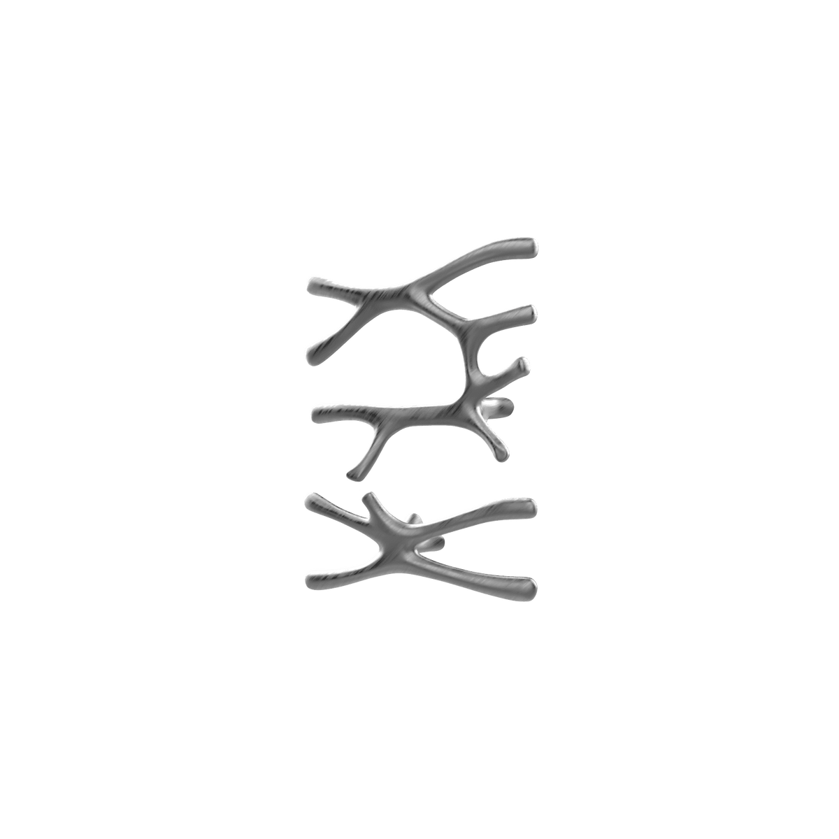 P&Bhusri S7-LS-GML-SC Daphne's Branch Large + Small Towel Warmer in PVD Gun Metal