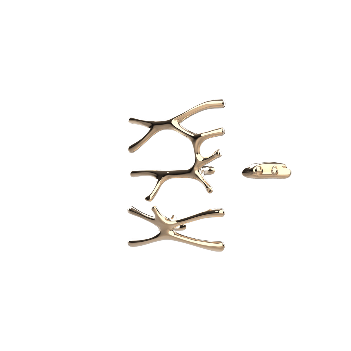 P&Bhusri S7-LS-PBZ-XA Daphne's Branch Large + Small Towel Warmer in PVD Polished Bronze