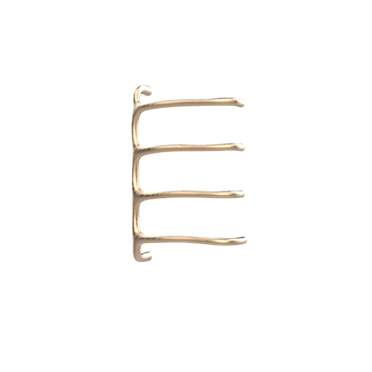 P&Bhusri S8-M-BBZ-SC Tuscany Glimmer Towel Warmer in PVD Brushed Bronze