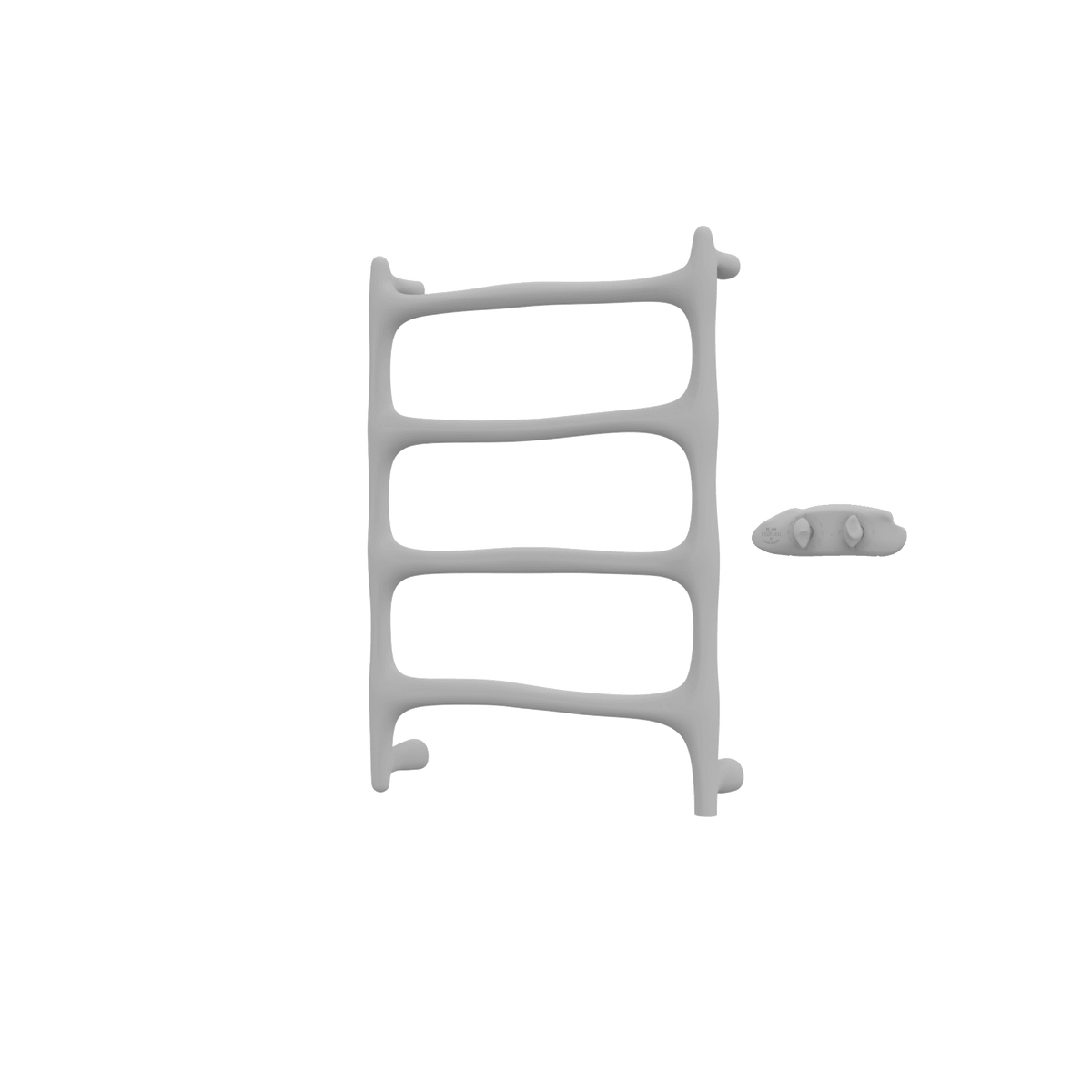 P&Bhusri S9-M-MGR-XA Verona Towel Warmer in Muted Grey