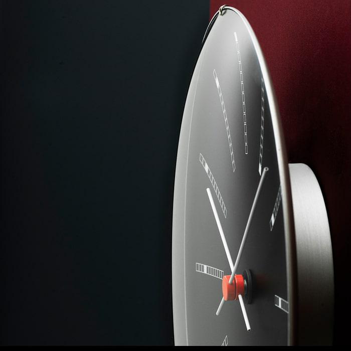 Arne Jacobsen Clocks 43636 Bankers Wall Clock in Black