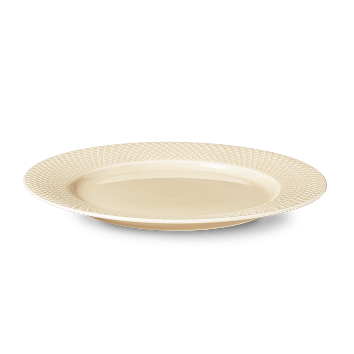 Lyngby Porcelæn 201805 Rhombe Earth Plate in Marble