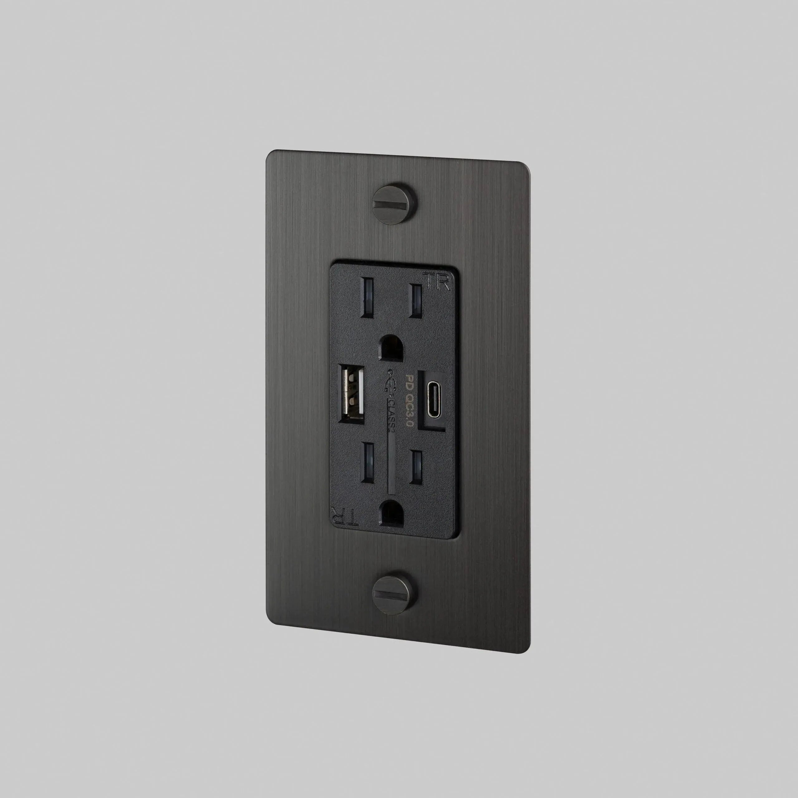 Buster + Punch - 1G Combination Duplex Outlet and USB - A + C Charger - NSC-093813 | The Rug District