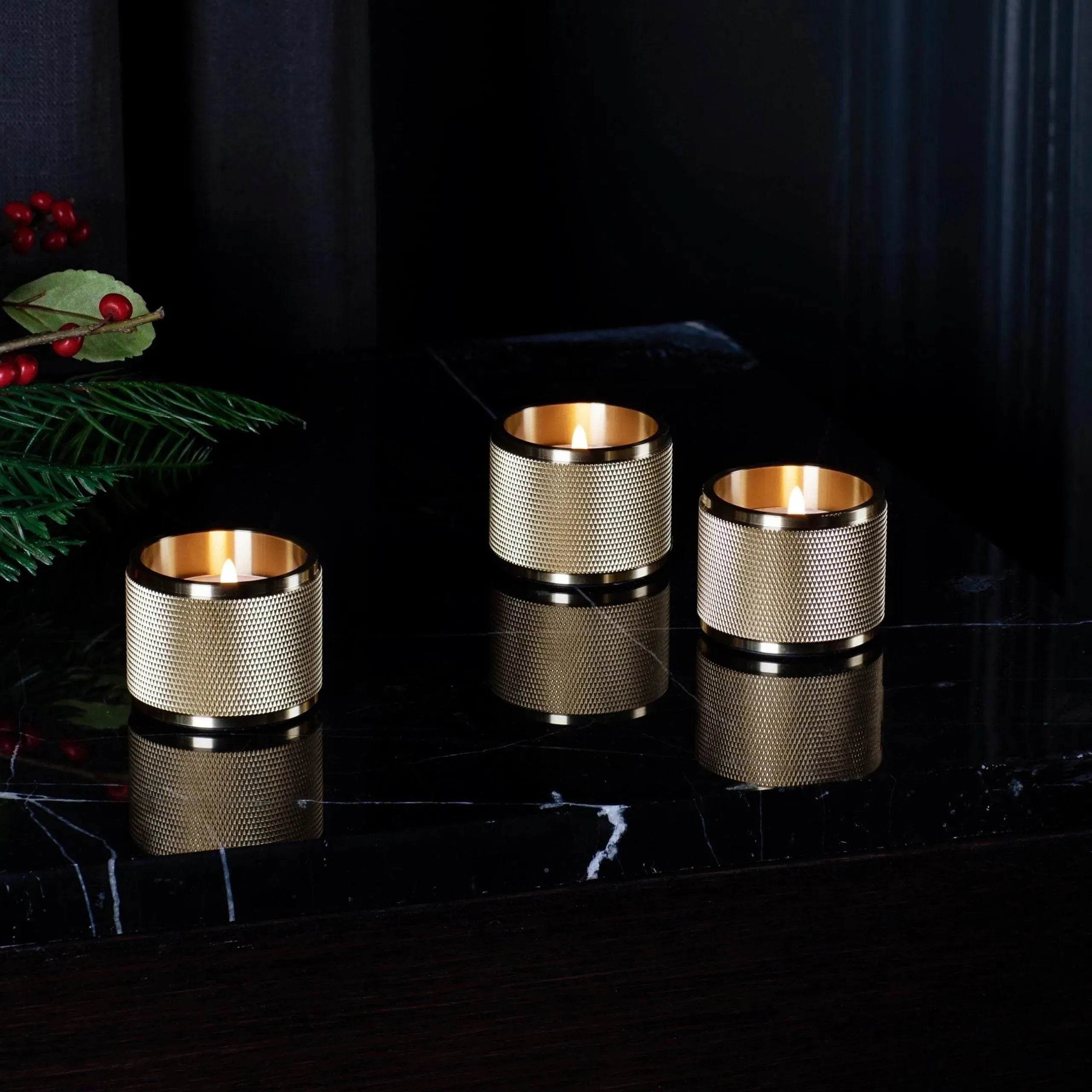 Buster + Punch - Tealight Candle Holder - Set of 3 - NCH-05121 | The Rug District