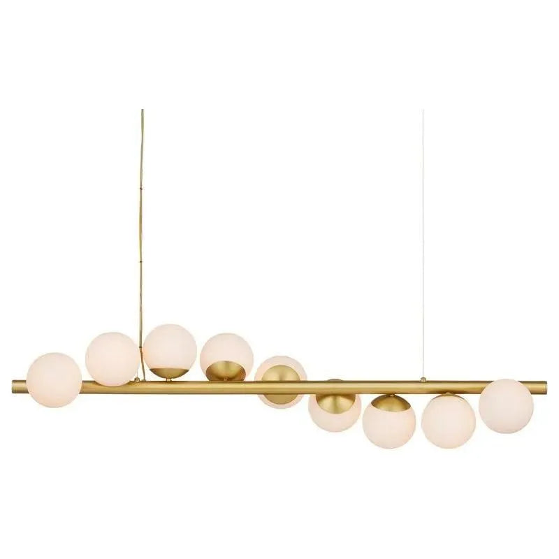 Currey and Company - Barcarolle Linear Chandelier - 9000-1172 | The Rug District