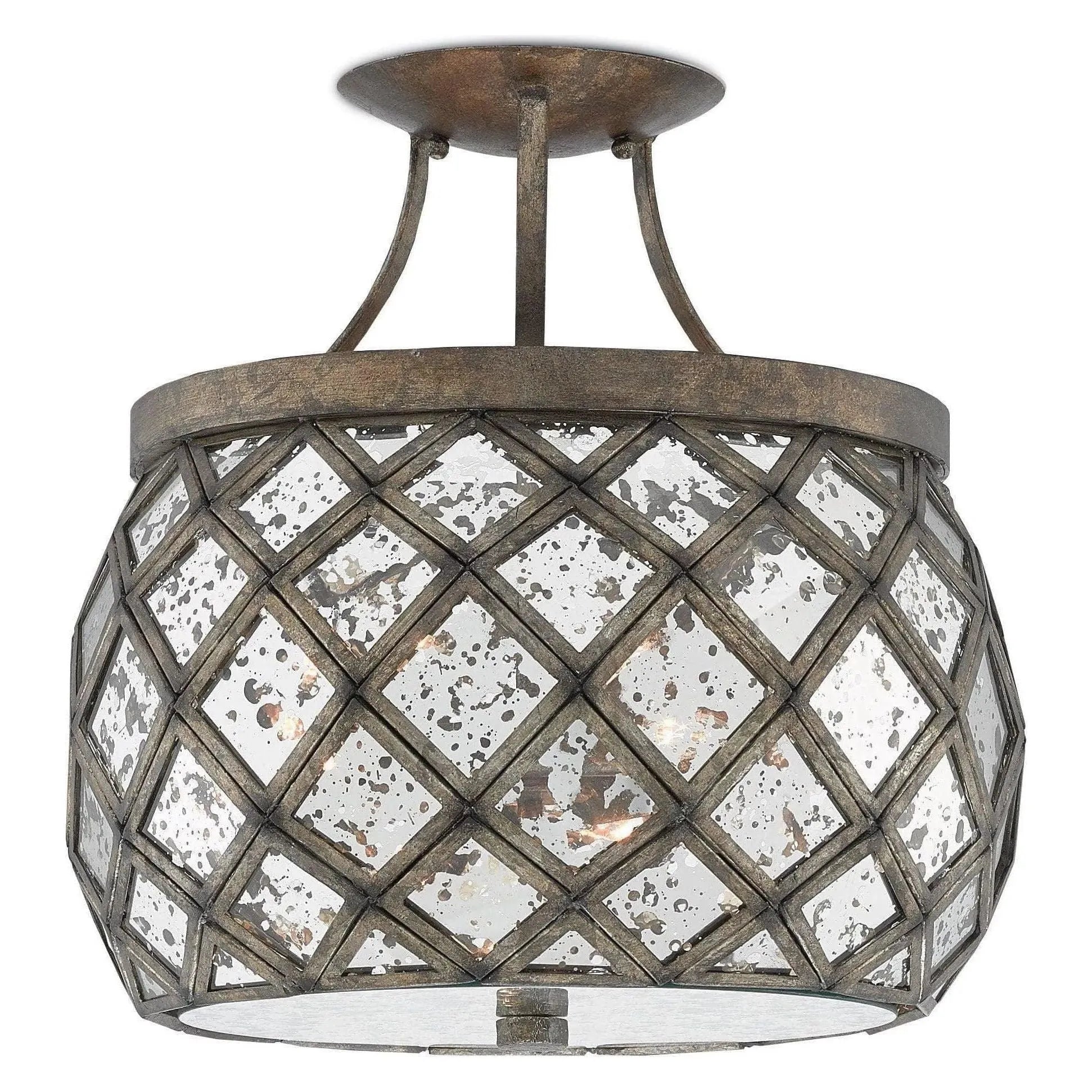 Currey and Company - Buckminster Semi-Flush Mount - 9999-0029 | The Rug District