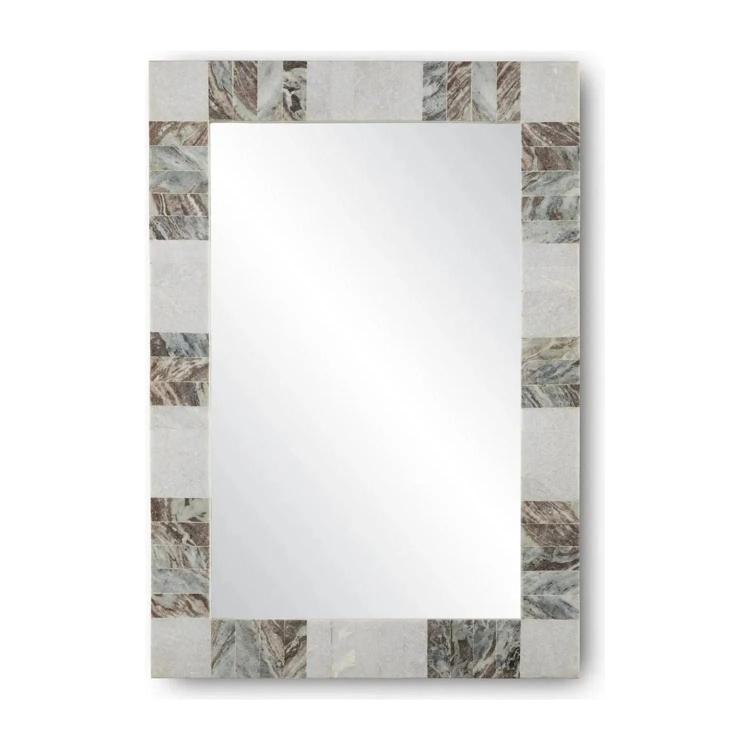 Currey and Company - Elena Rectangular Mirror - 1000-0132 | The Rug District