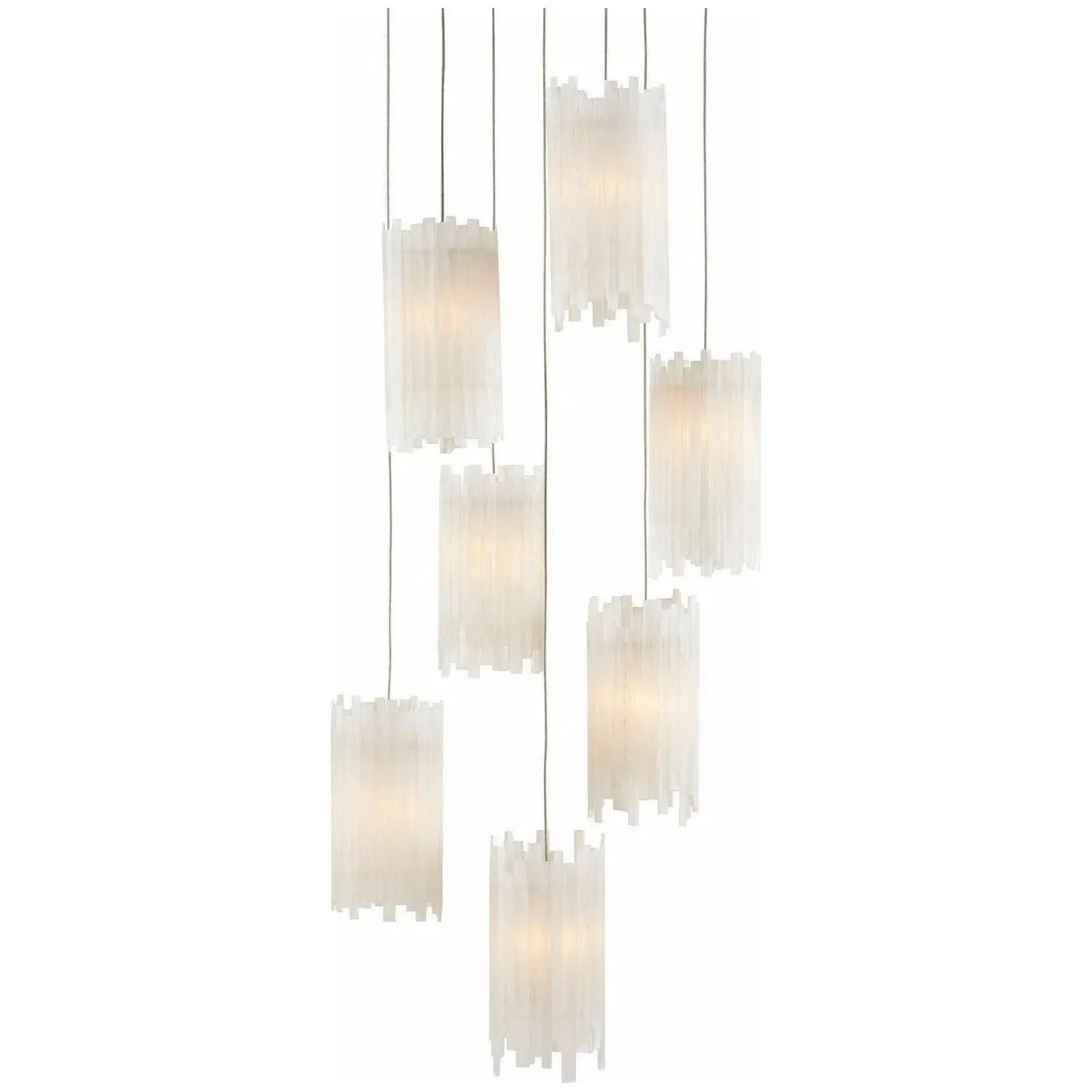 Currey and Company - Escenia 7-Light Multi-Drop Pendant - 9000-0883 | The Rug District