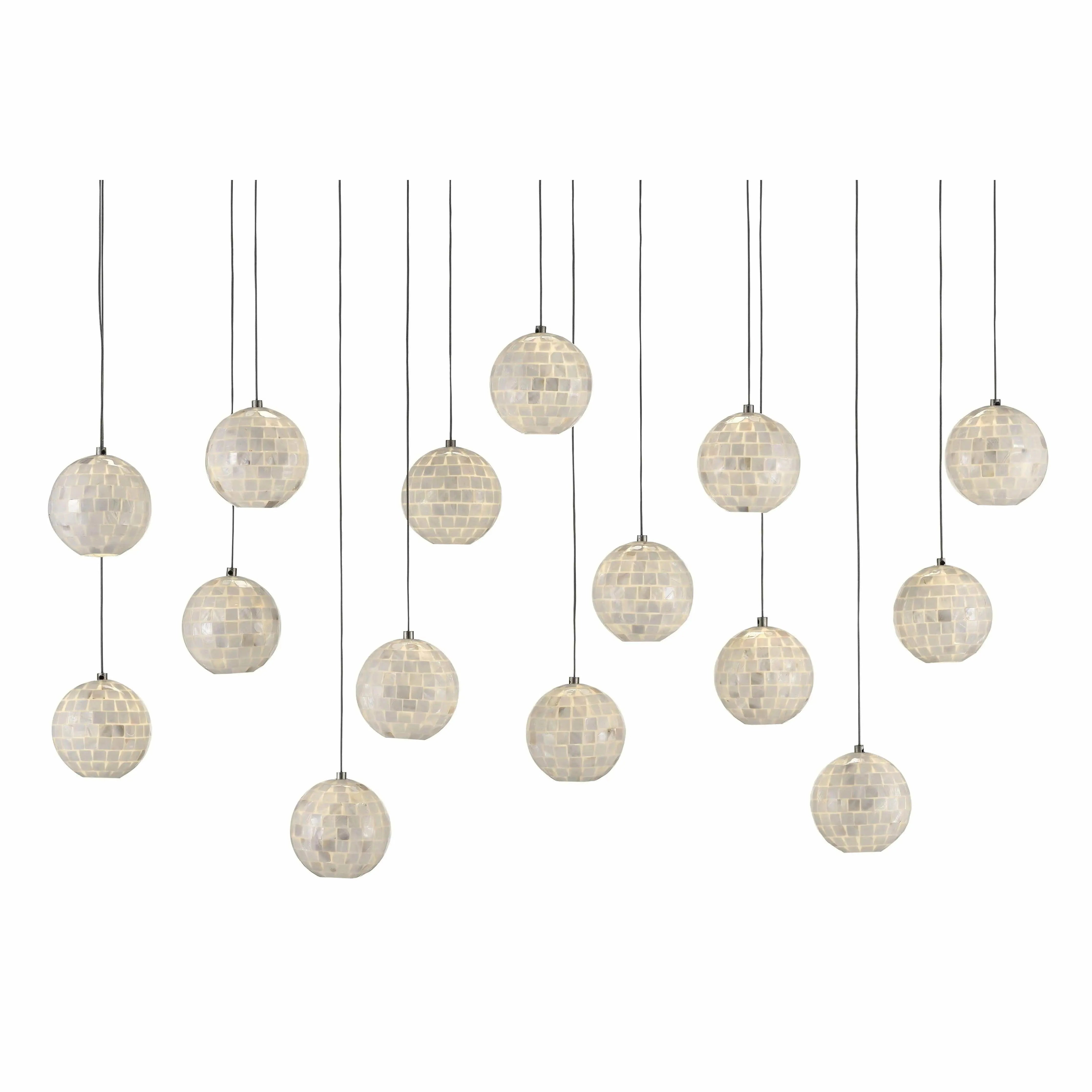 Currey and Company - Finhorn Linear Multi Pendant - 9000-0720 | The Rug District