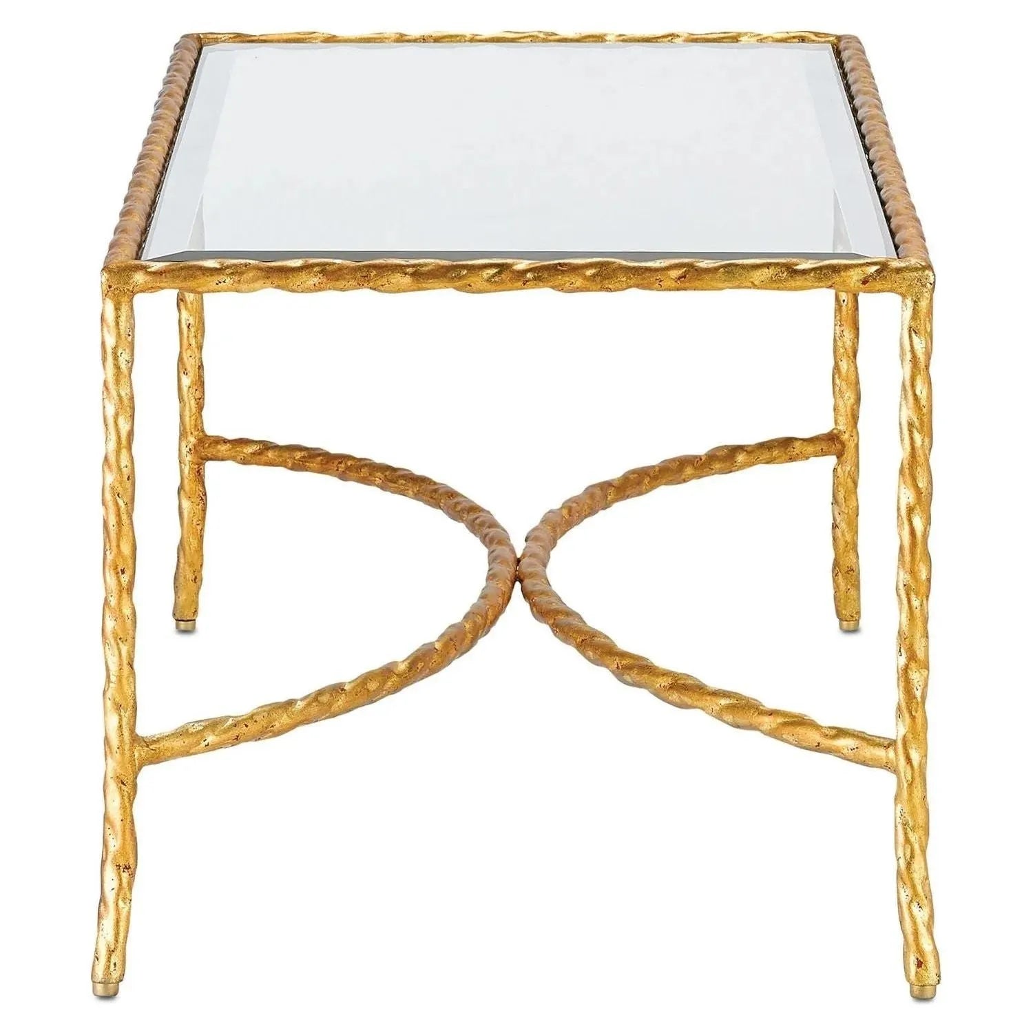 Currey and Company - Gilt Cocktail Table - 4057 | The Rug District