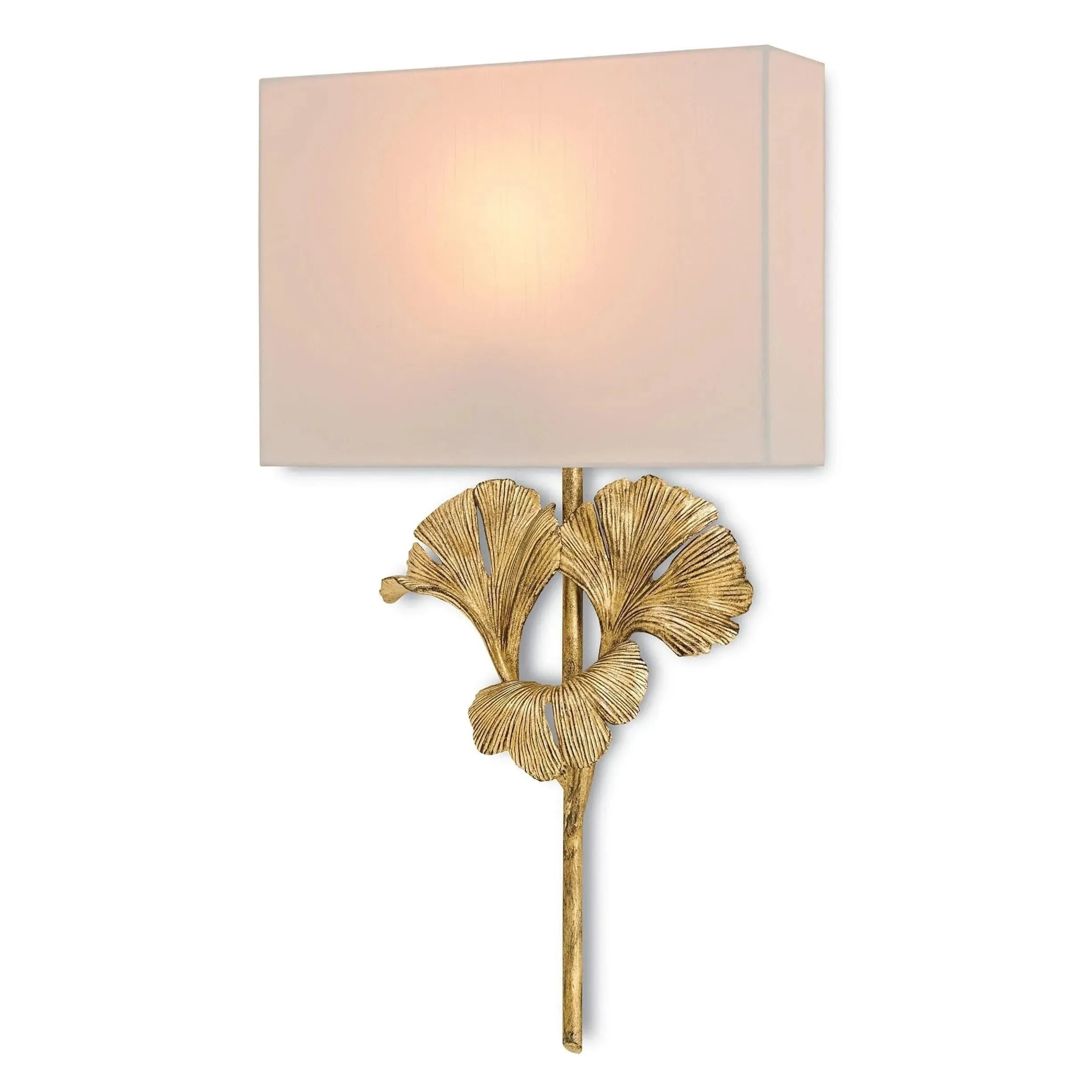 Currey and Company - Gingko Wall Sconce - 5178 | The Rug District
