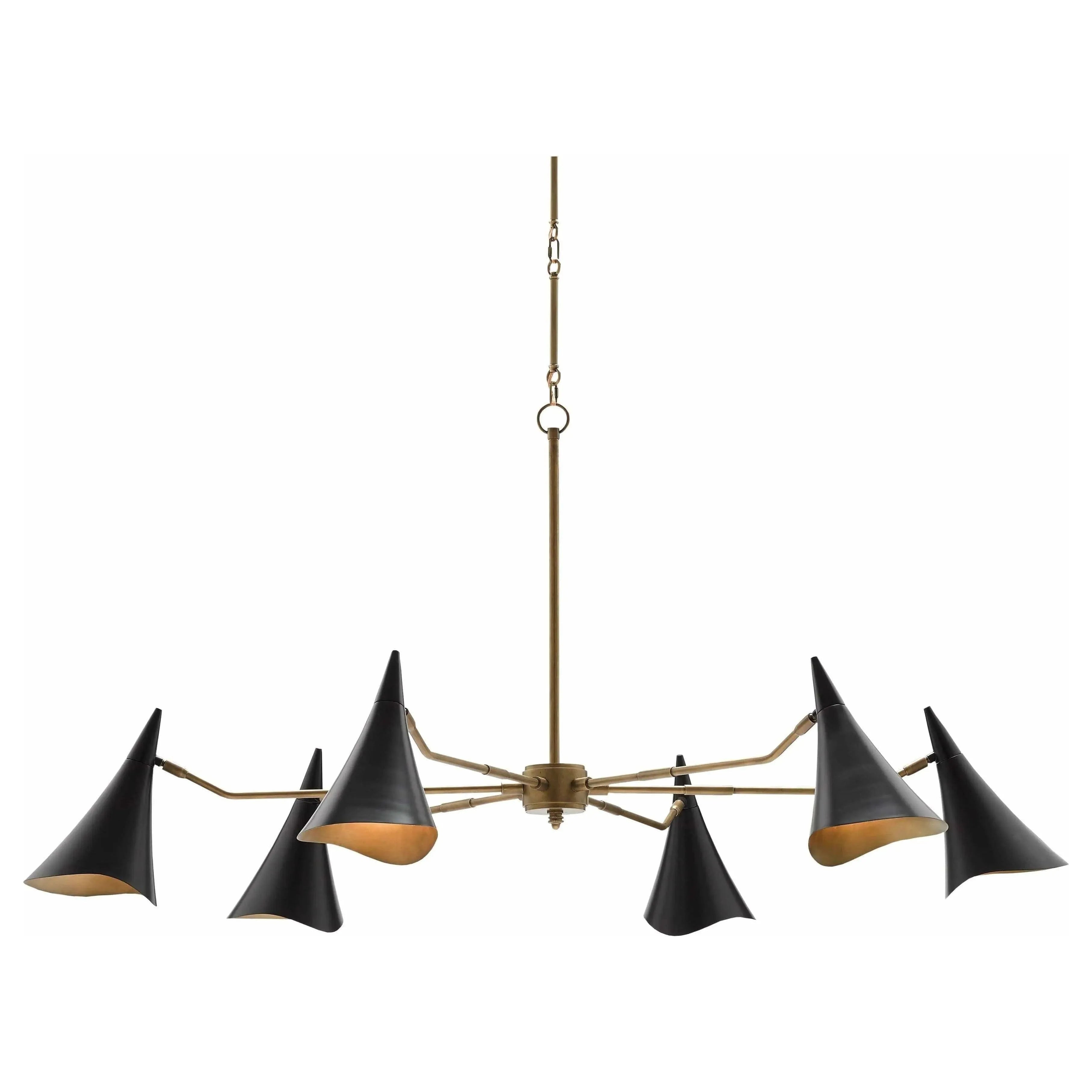 Currey and Company - Library Chandelier - 9000-0311 | The Rug District