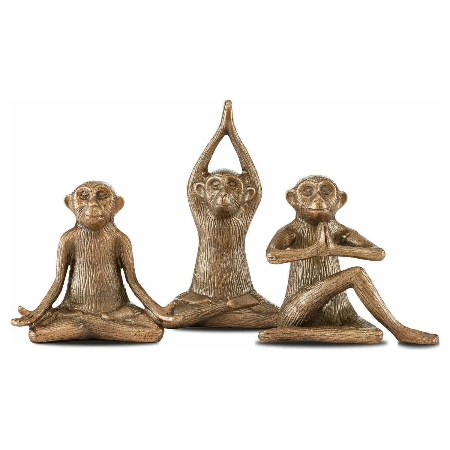 Currey and Company - Monkey Set of 3 - 1200-0518 | The Rug District