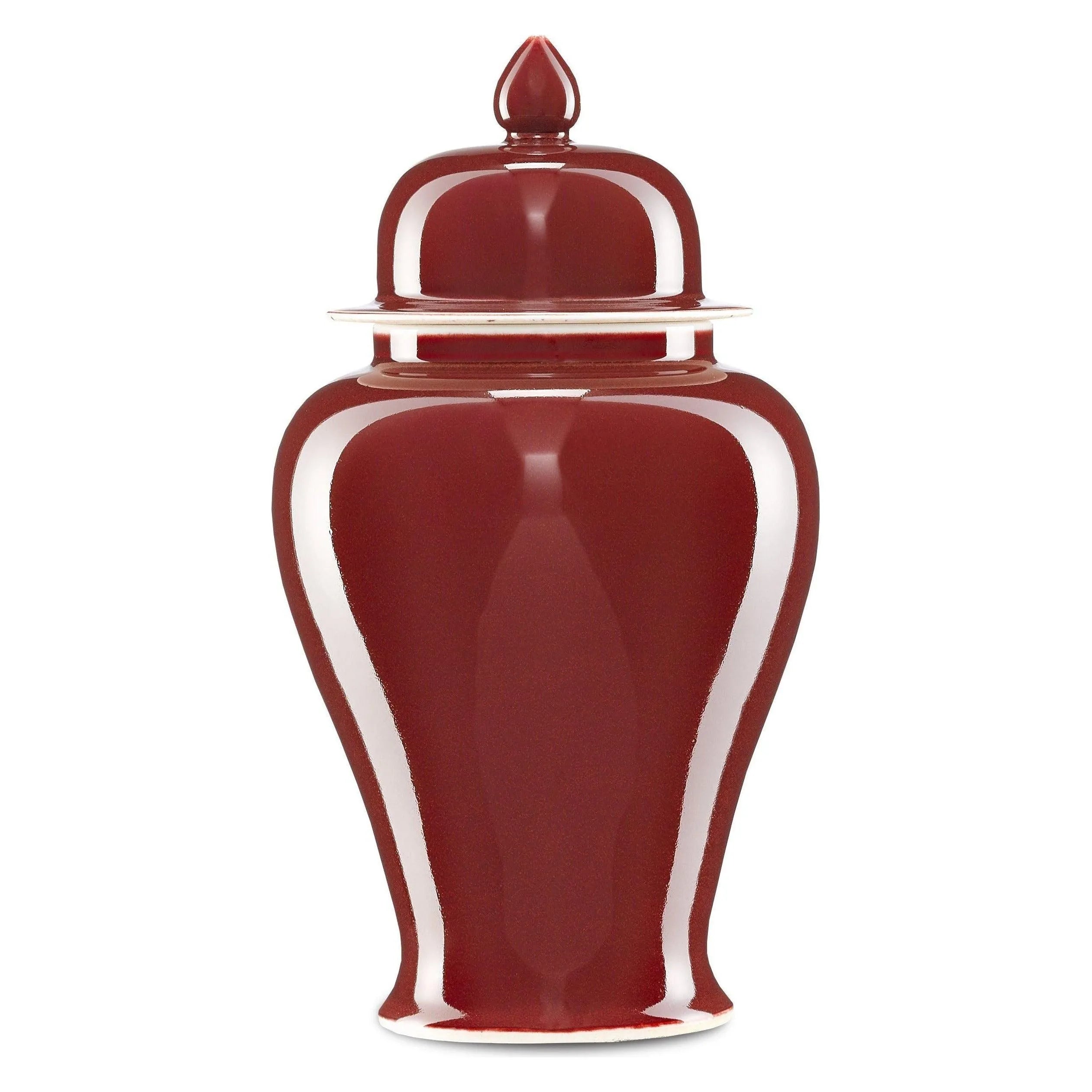 Currey and Company - Oxblood Jar - 1200-0244 | The Rug District