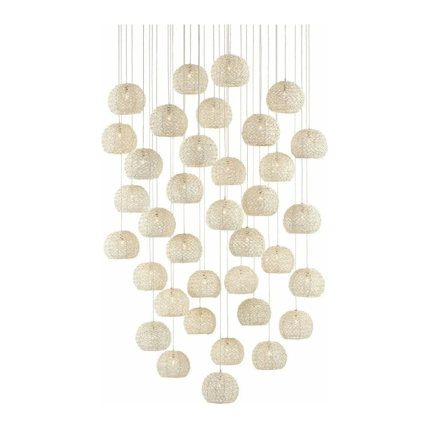 Currey and Company - Piero 36-Light Multi-Drop Pendant - 9000-0915 | The Rug District