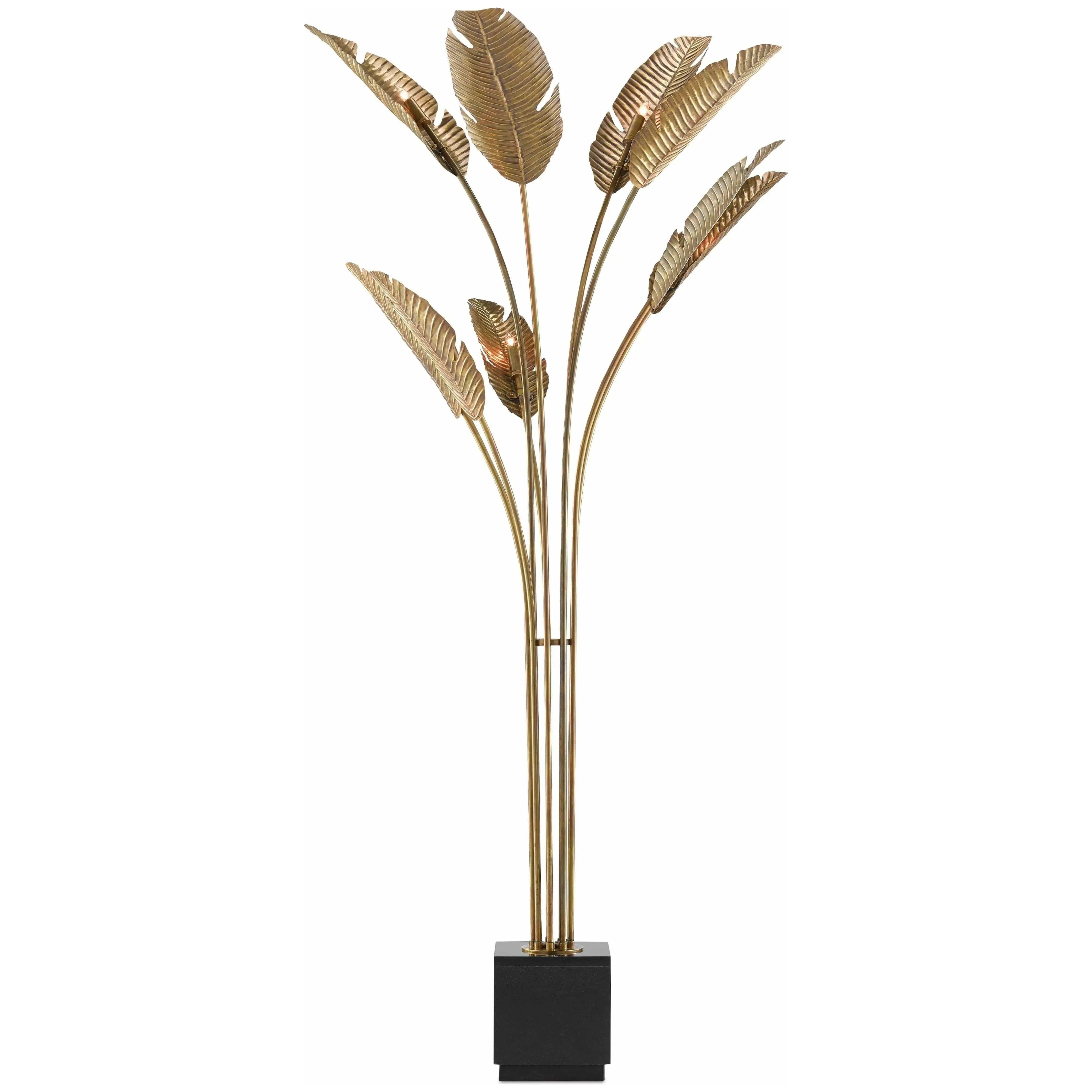 Currey and Company - Tropical Grande Floor Lamp - 8000-0075 | The Rug District