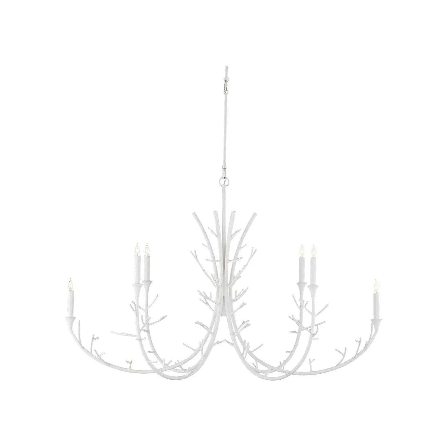 Currey and Company - Twiggy Oval Chandelier - 9000-1207 | The Rug District