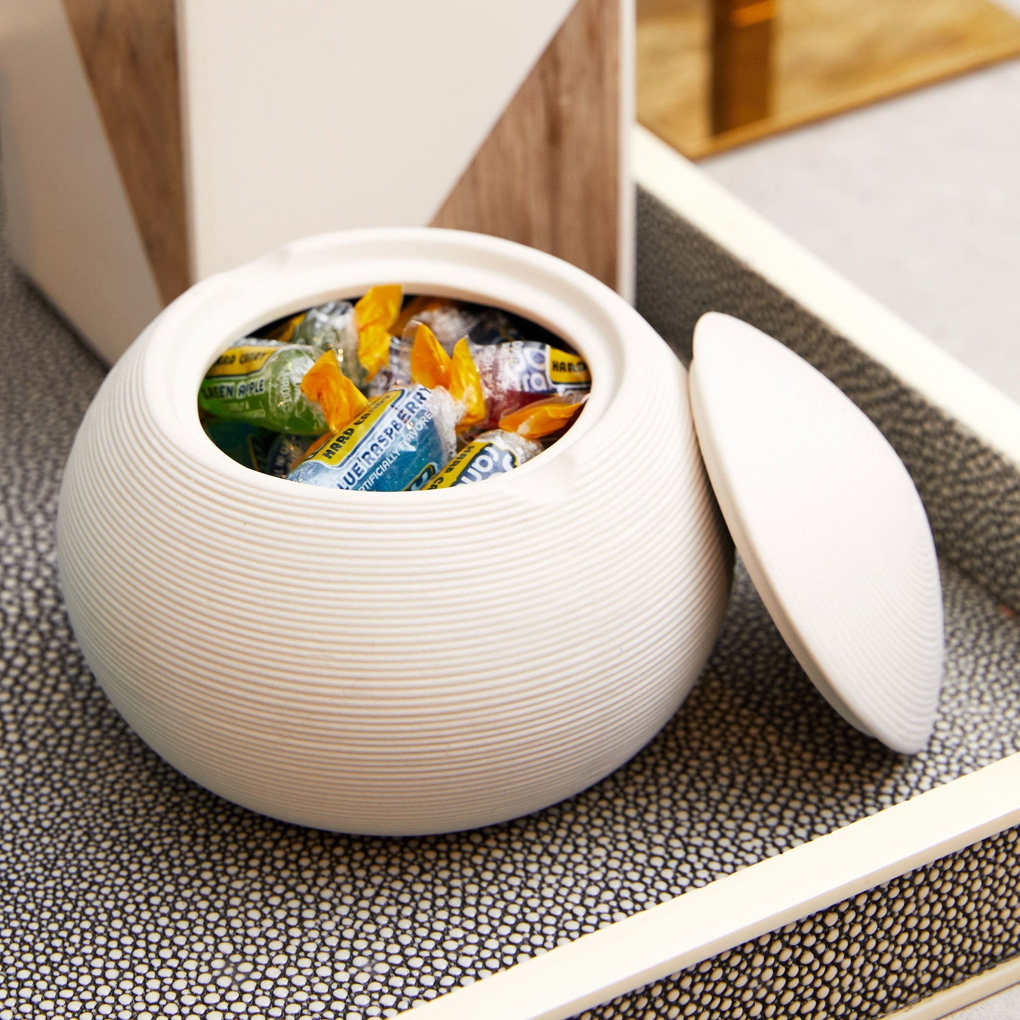 Ivory/Black|Cotton Jar