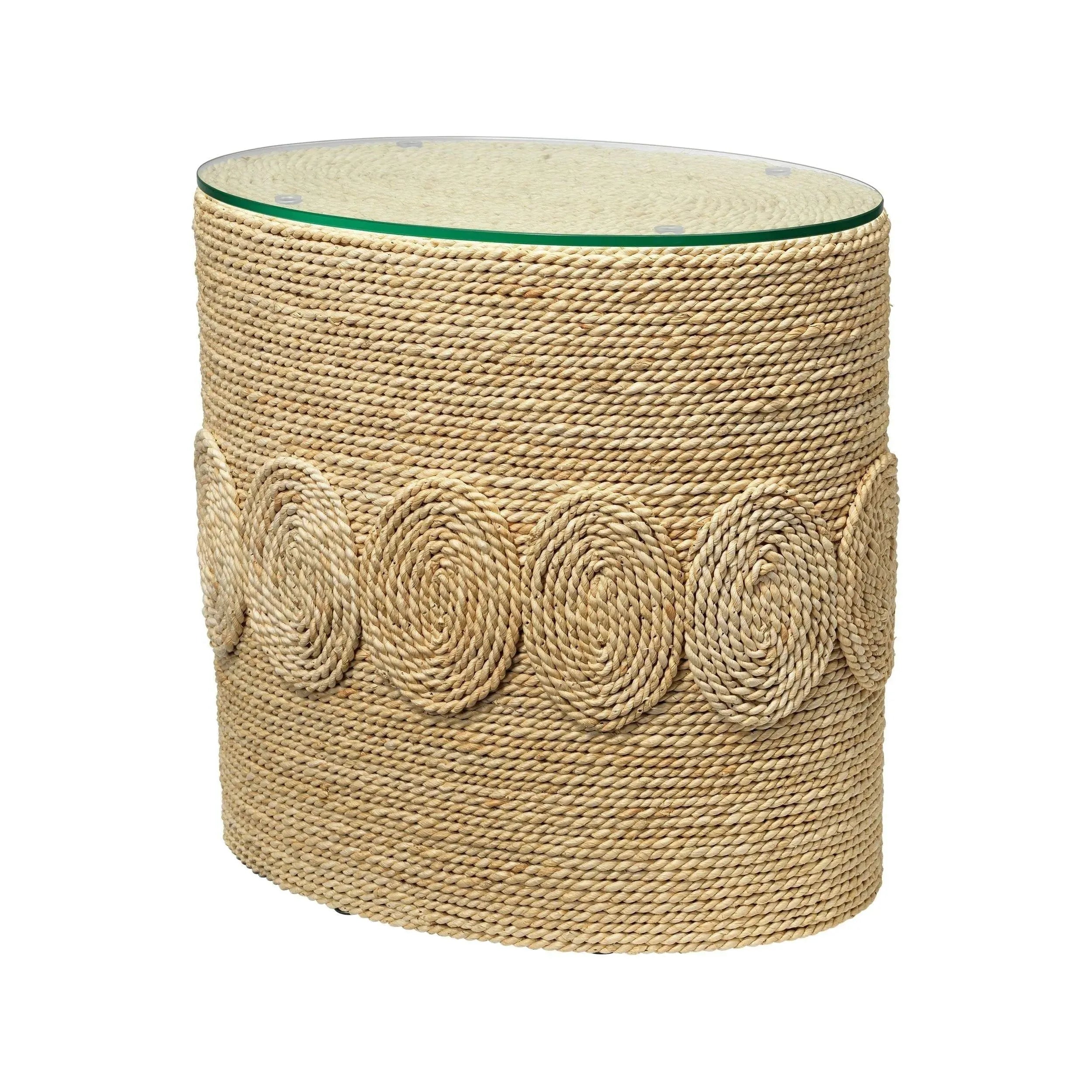 Jamie Young Company - Barbados Oval Side Table - 20BARB-STOW | The Rug District
