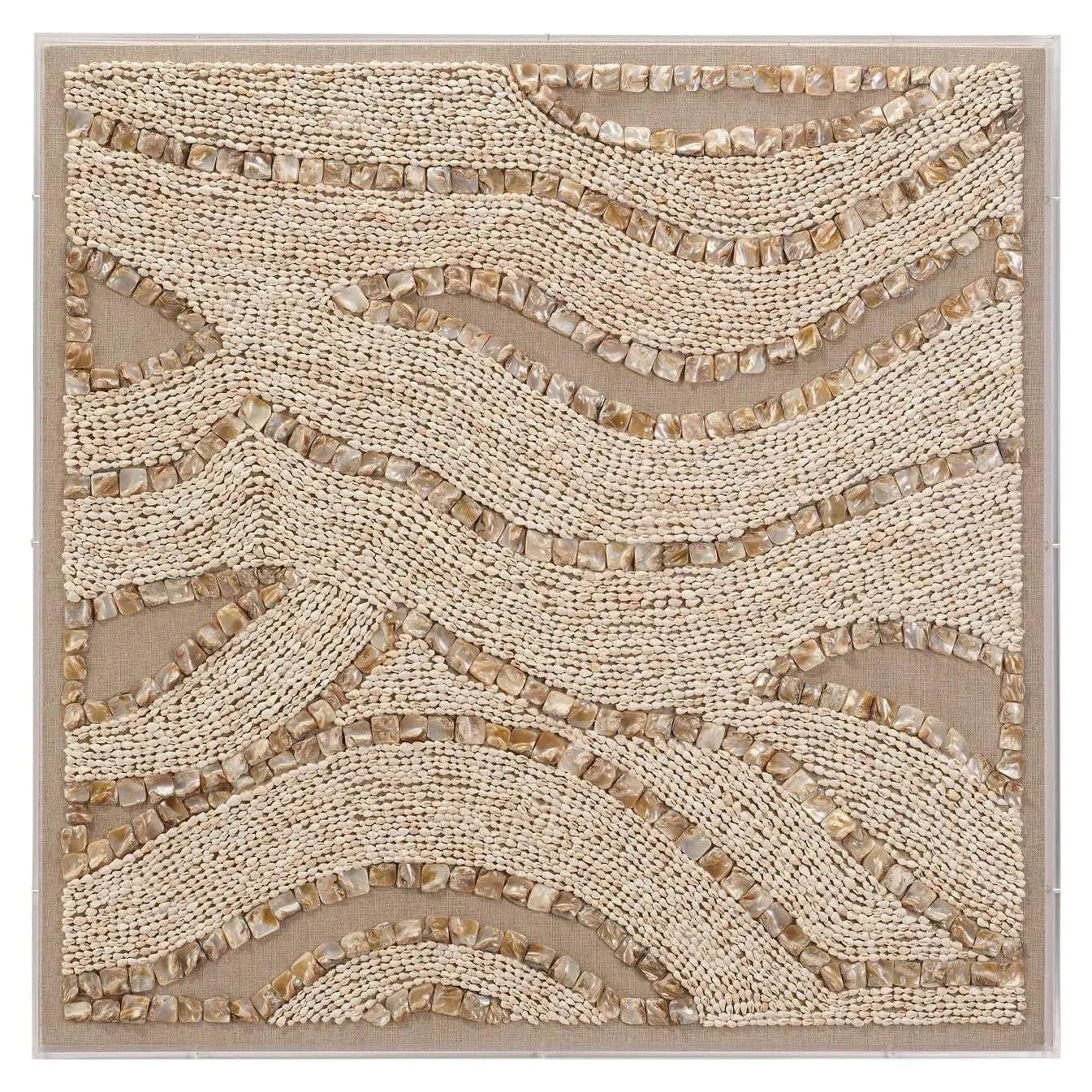 Jamie Young Company - Big Wave Shell Wall Art - 8BIGWAV-WACR | The Rug District