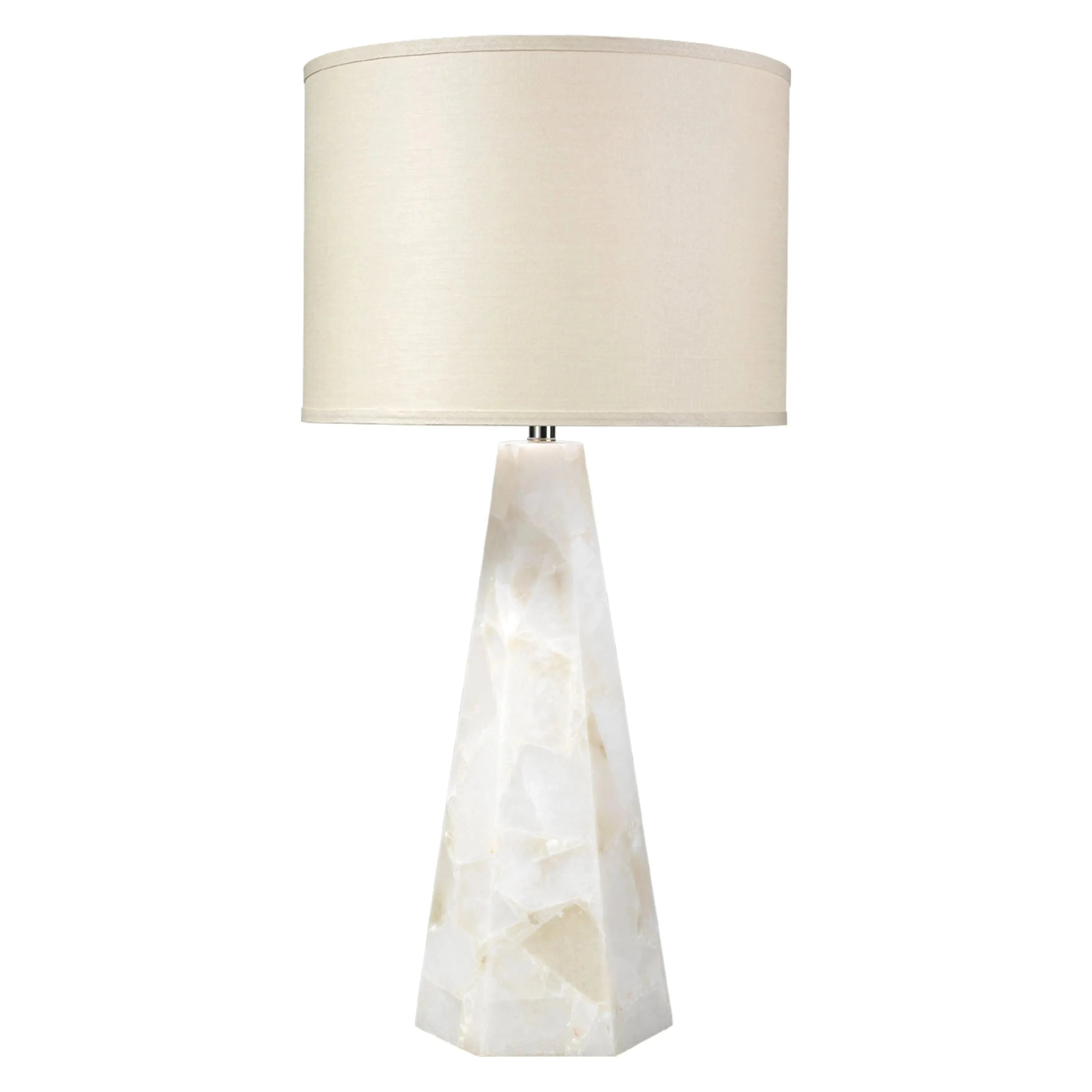 Jamie Young Company - Borealis Hexagon Table Lamp - 9BOREHEXALAB | The Rug District