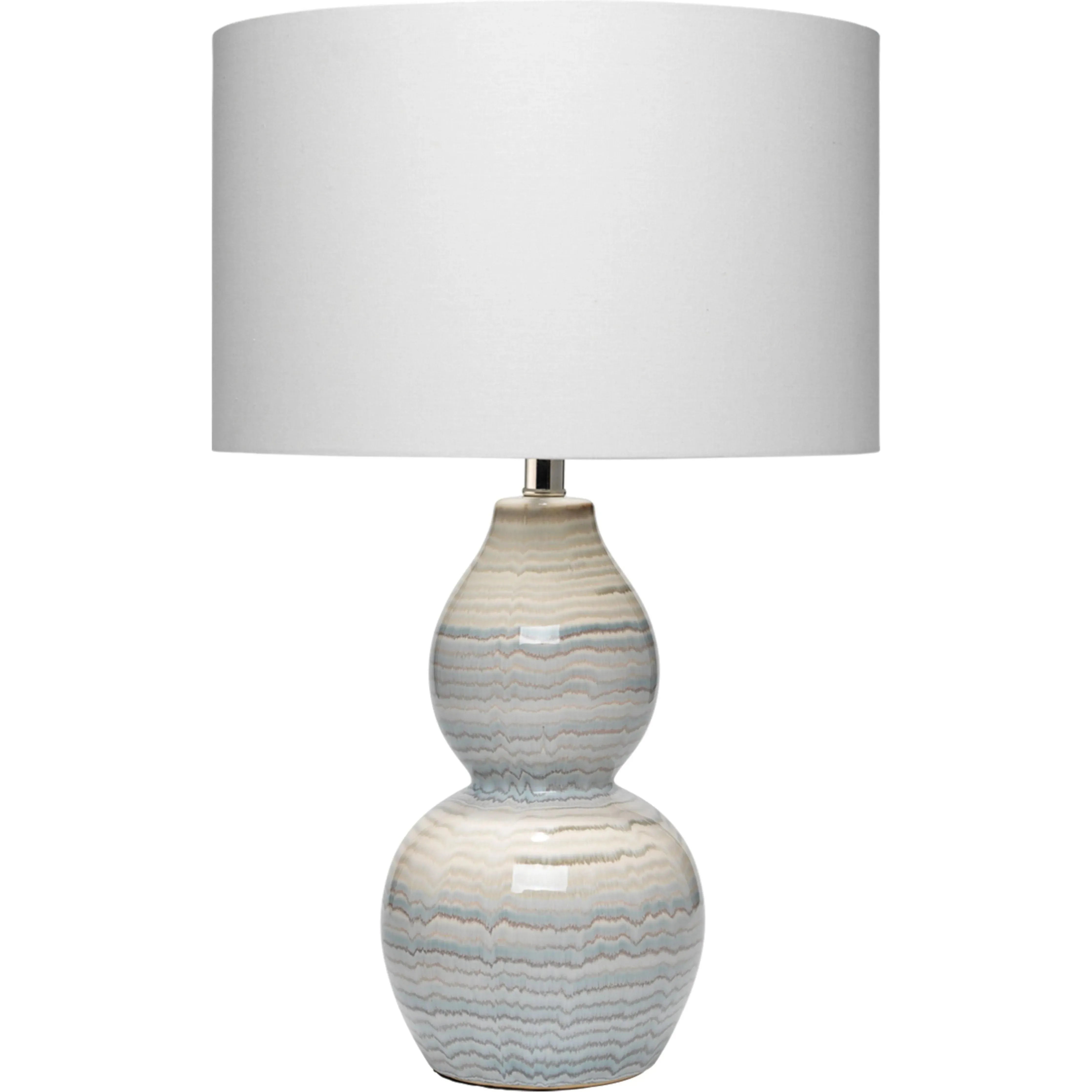 Jamie Young Company - Catalina Wave Table Lamp - LSCATALINAWH | The Rug District