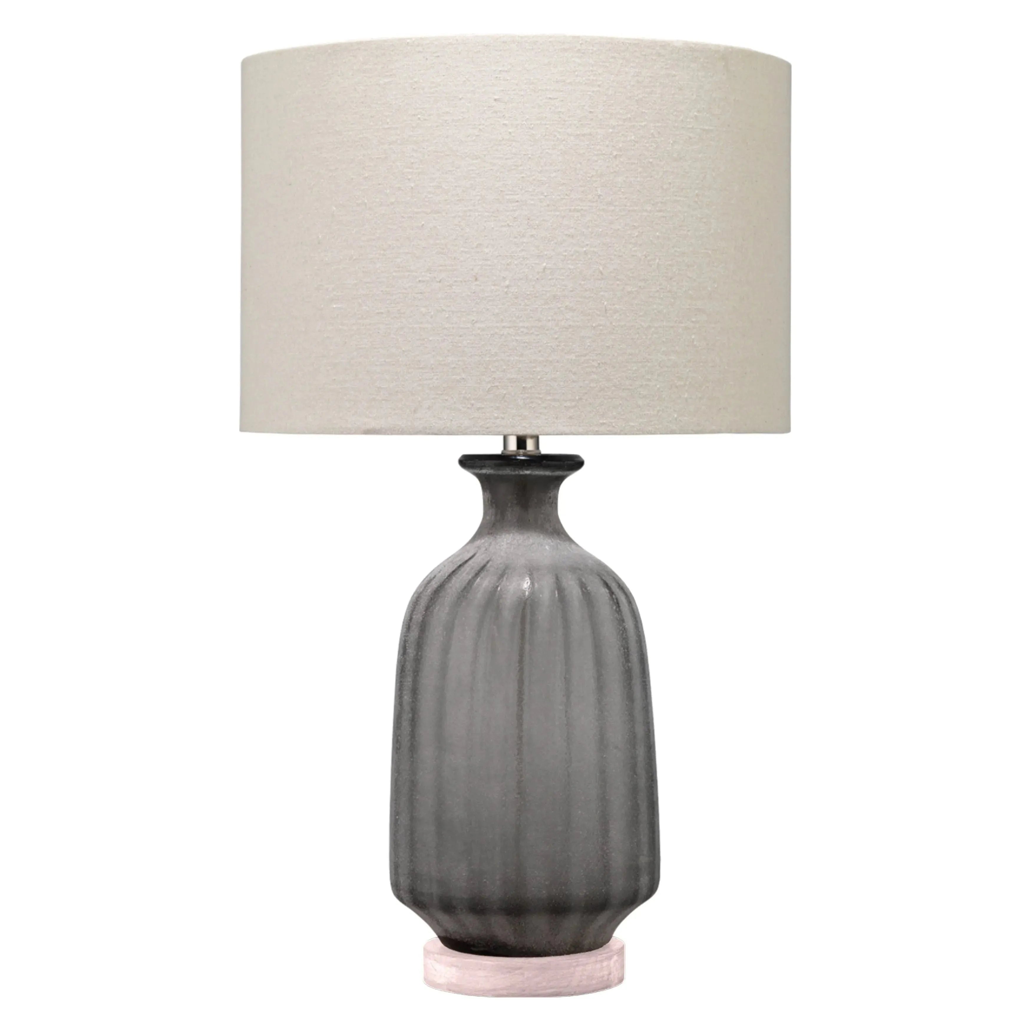 Jamie Young Company - Grey Frosted Glass Table Lamp - BL616-TL41 | The Rug District