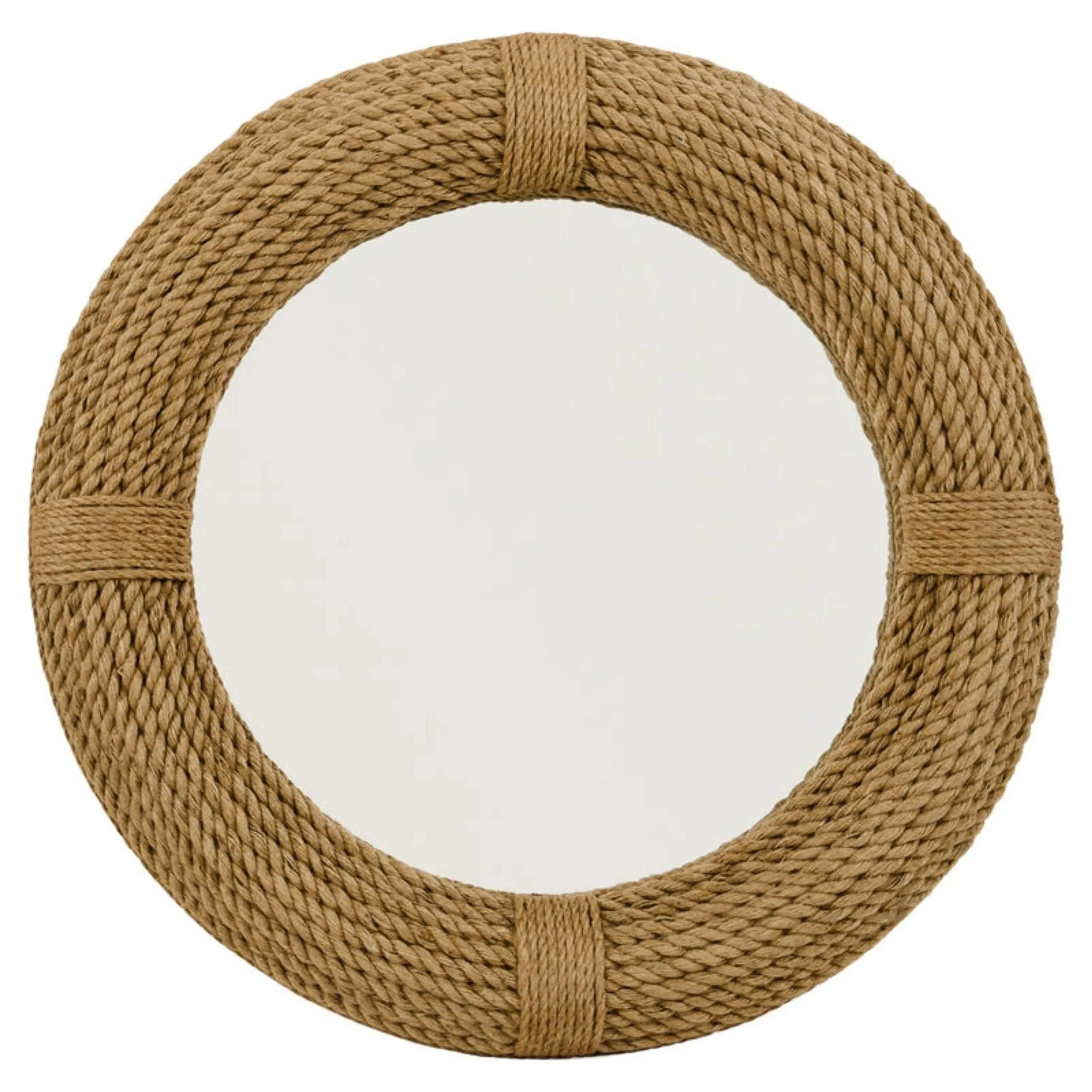 Jamie Young Company - Round Rope Mirror - 7AF-MIR3 | The Rug District