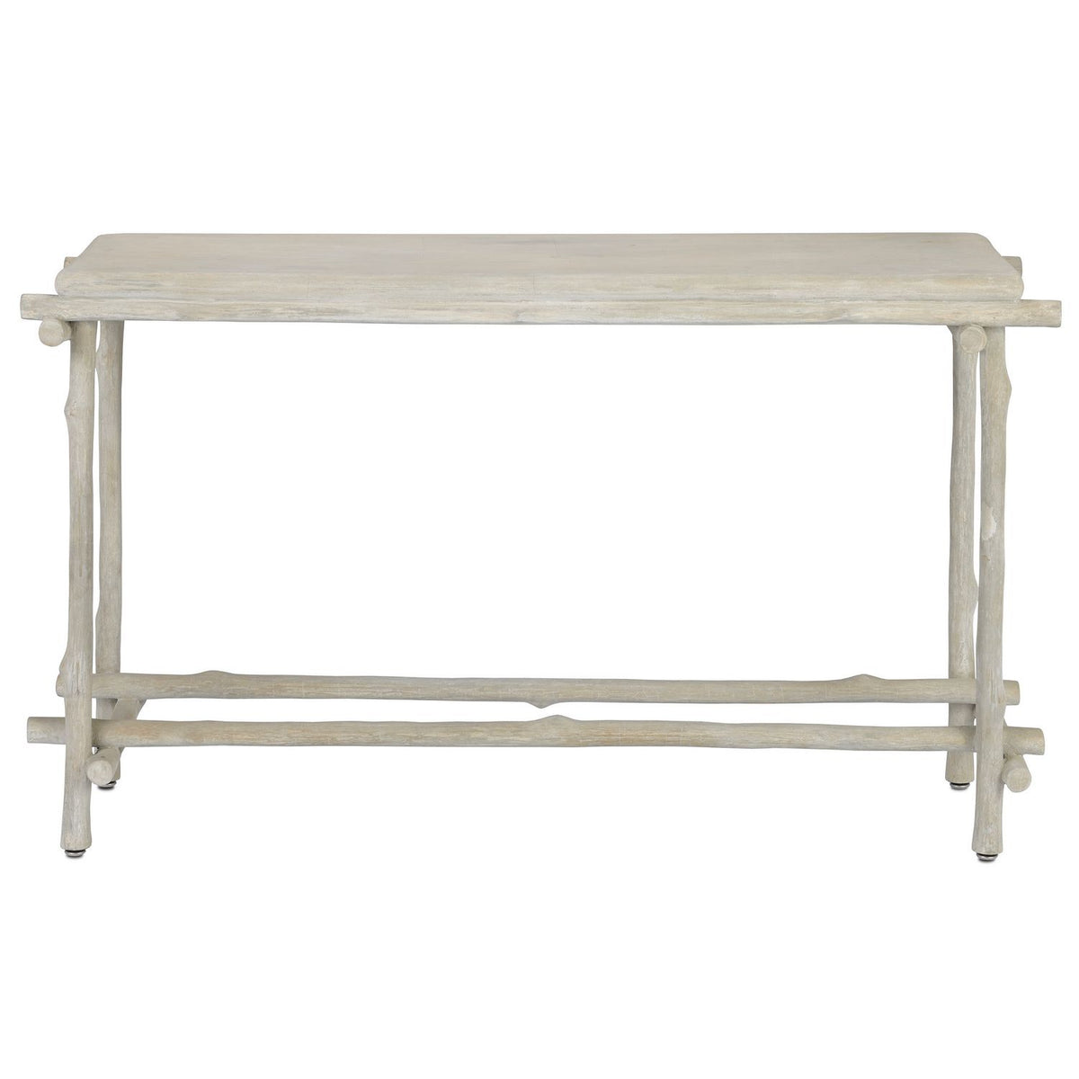 Currey and Company 2000-0026 Luzon Console Table in Portland/Faux Bois