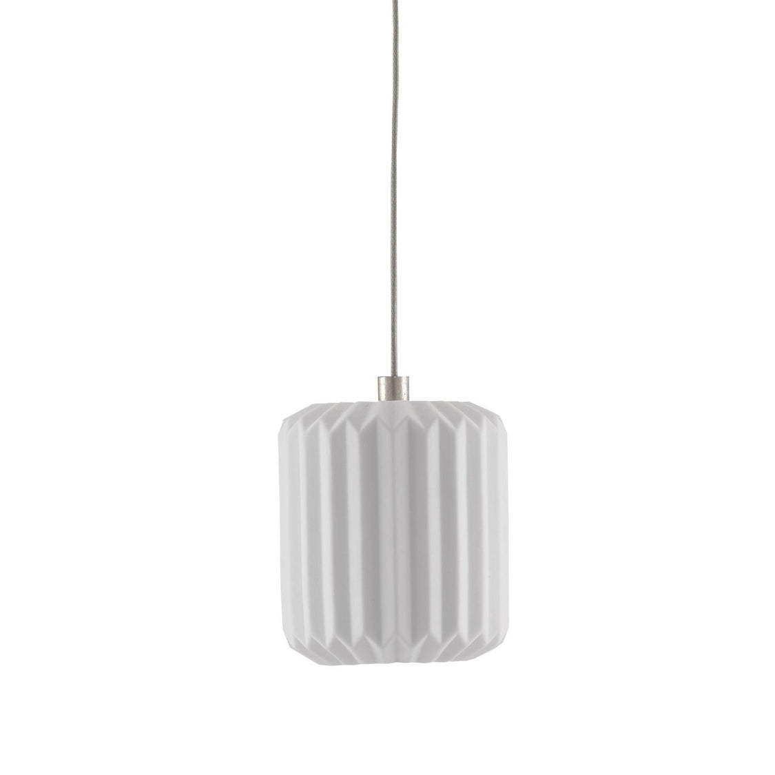 Currey and Company 9000-0709 Dove 1-Light Pendant in White/Silver