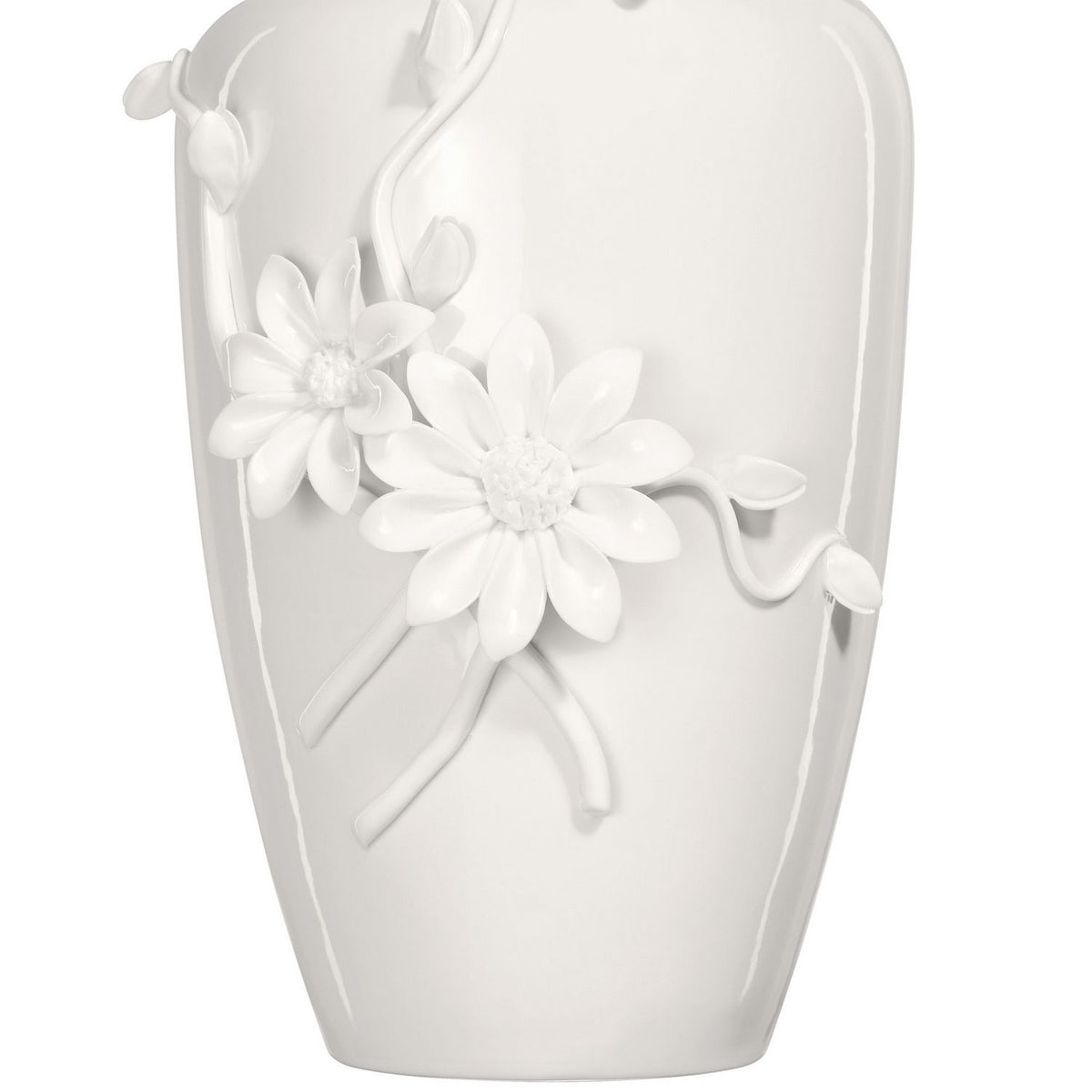 Currey and Company 1200-0983 Daisy Maria Vase in White