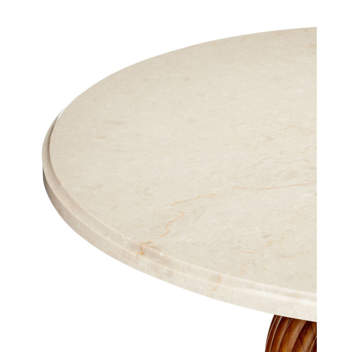 Currey and Company 3000-0335 Tassel Entry Table in Morel Brown/Natural/Brushed Brass