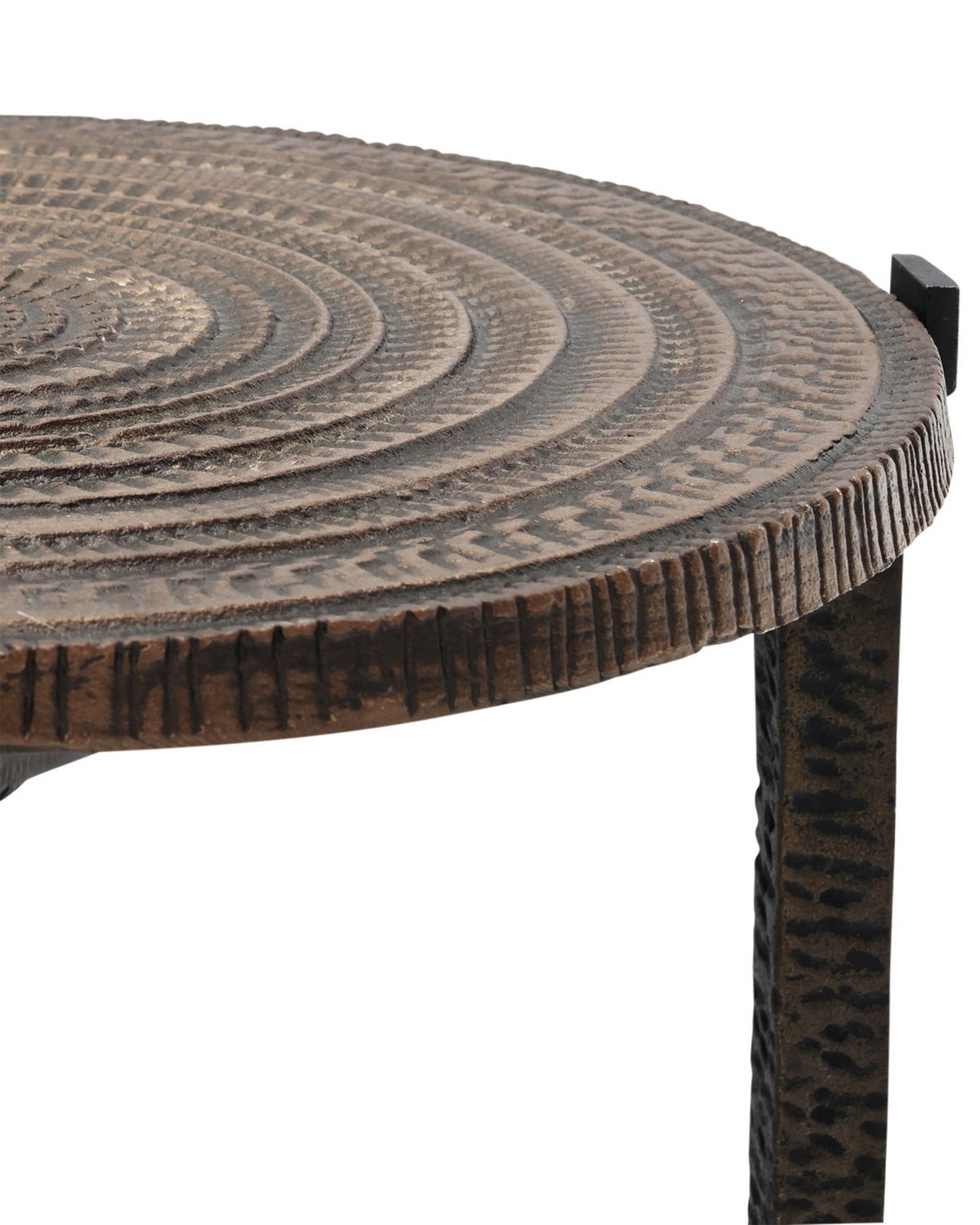 Currey and Company 4000-0256 Unity Accent Table in Antique Bronze/Dark Bronze