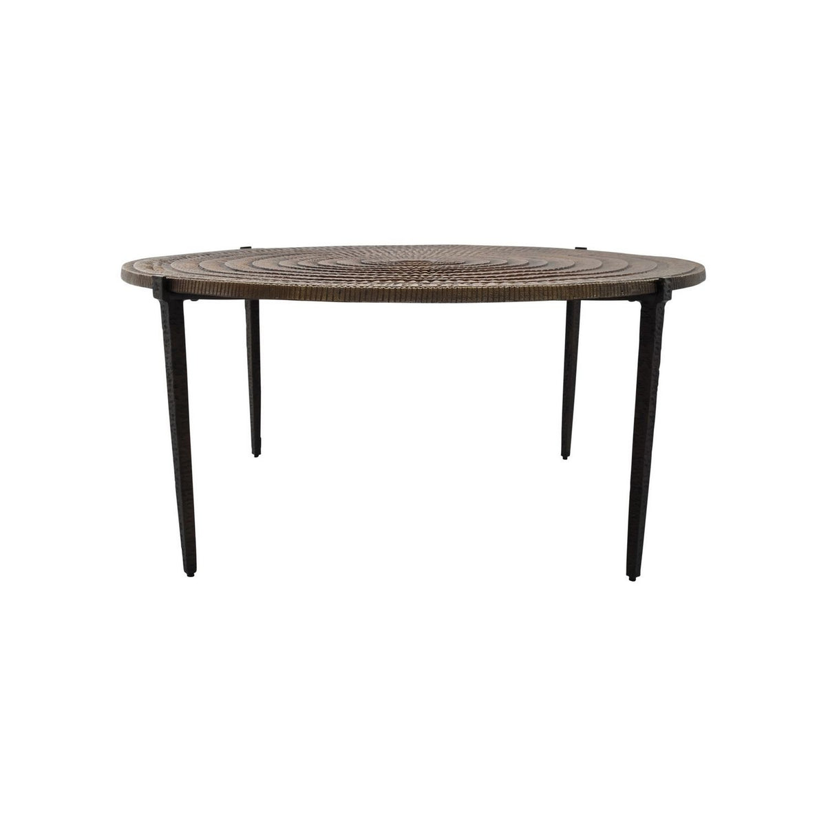 Currey and Company 4000-0257 Unity Cocktail Table in Antique Bronze/Dark Bronze