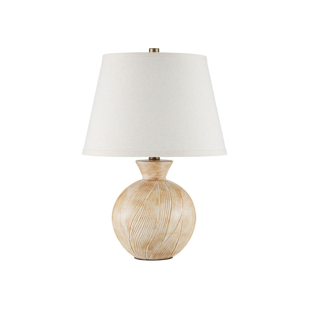 Currey and Company 6000-1052 Brushmark Table Lamp in Beige